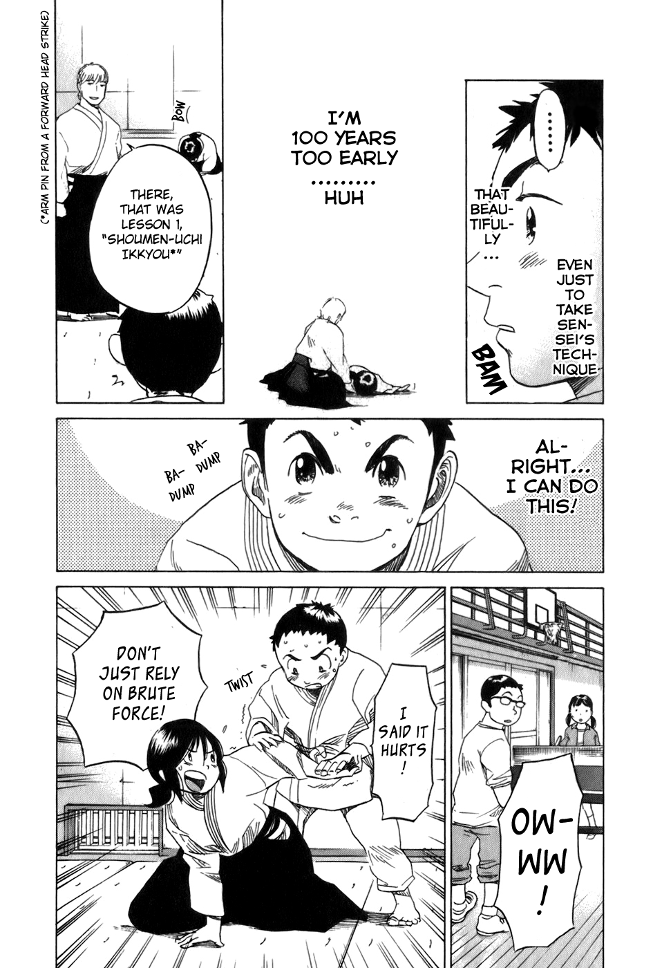 Evil Heart Chapter 22.2 page 12 - Chapter 22 v2 : Ume's Aikido Club