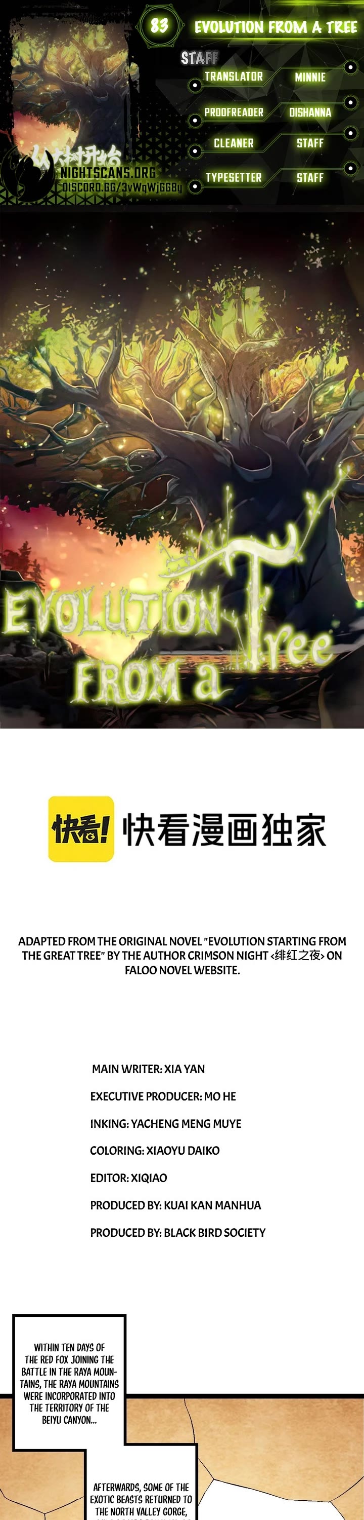 Evolution Begins With a Big Tree Chapter 83 page 1 - Chapter 83