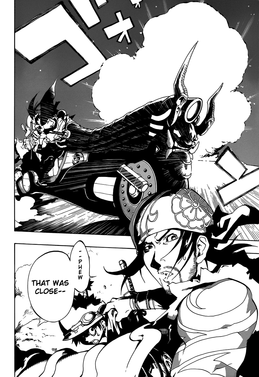 Examurai Chapter 1 page 10 - Chapter 1 v2 : Hiro Of The Blue Flames