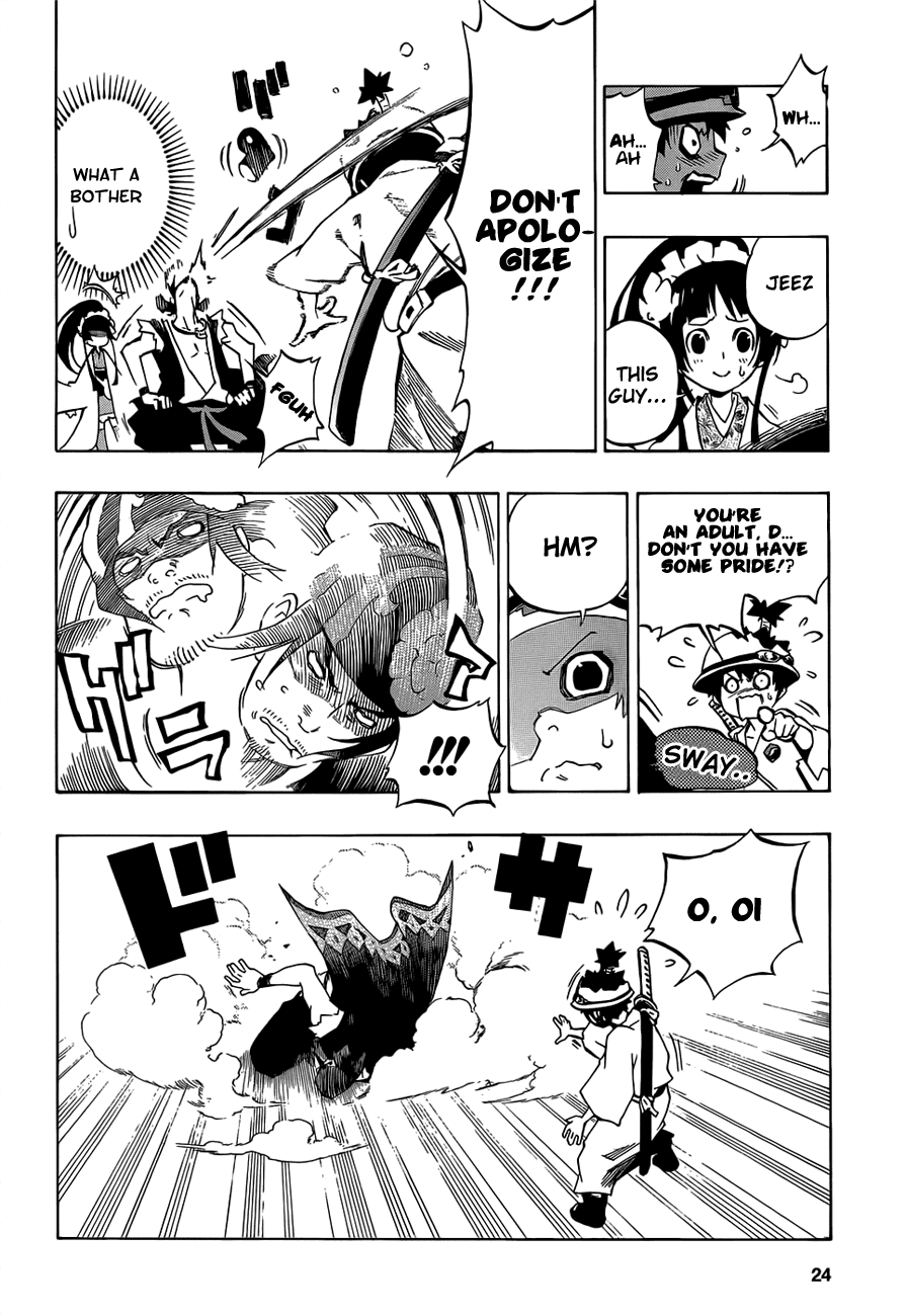 Examurai Chapter 1 page 14 - Chapter 1 v2 : Hiro Of The Blue Flames