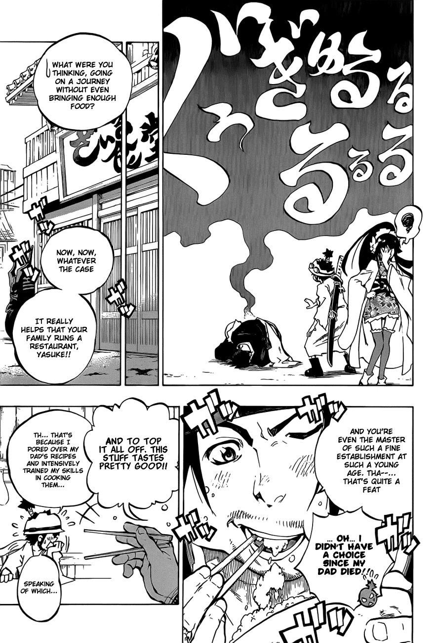 Examurai Chapter 1 page 15 - Chapter 1 v2 : Hiro Of The Blue Flames