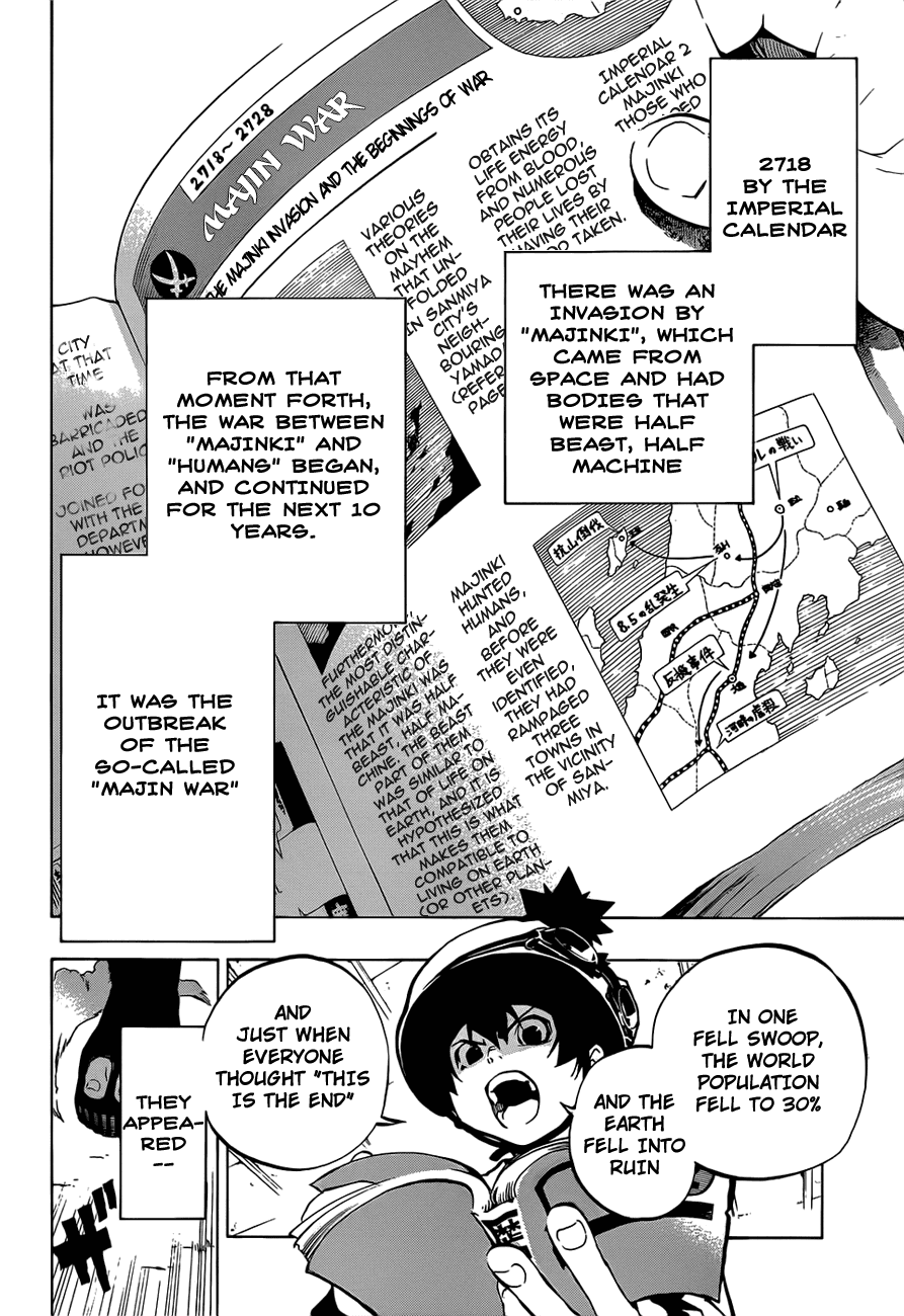 Examurai Chapter 1 page 18 - Chapter 1 v2 : Hiro Of The Blue Flames