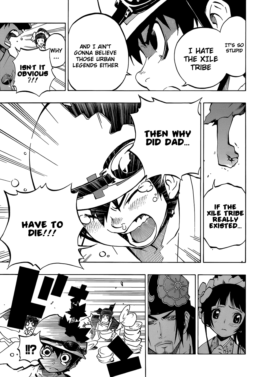 Examurai Chapter 1 page 21 - Chapter 1 v2 : Hiro Of The Blue Flames