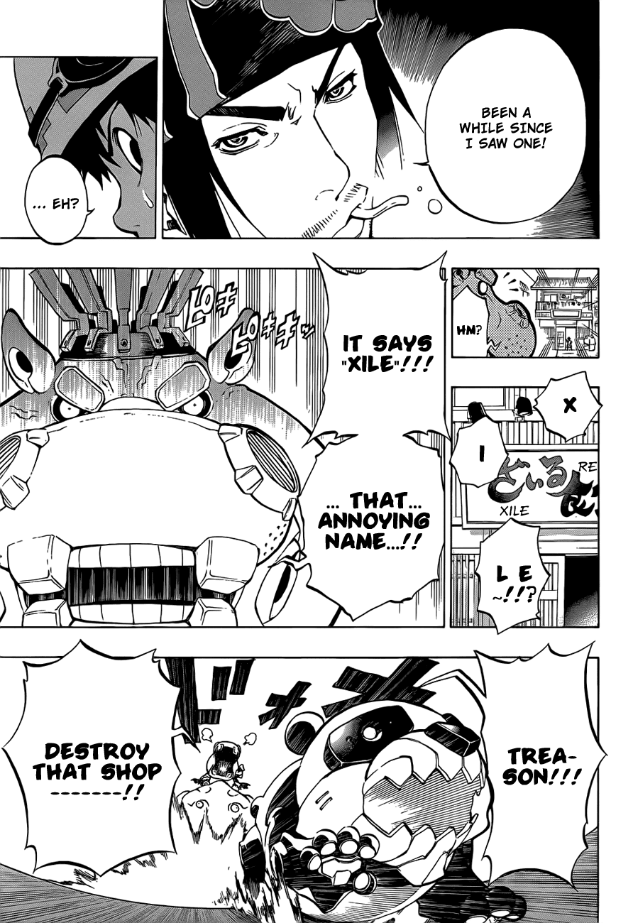 Examurai Chapter 1 page 25 - Chapter 1 v2 : Hiro Of The Blue Flames