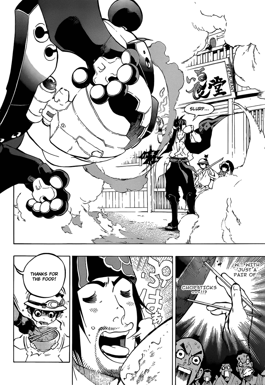 Examurai Chapter 1 page 28 - Chapter 1 v2 : Hiro Of The Blue Flames
