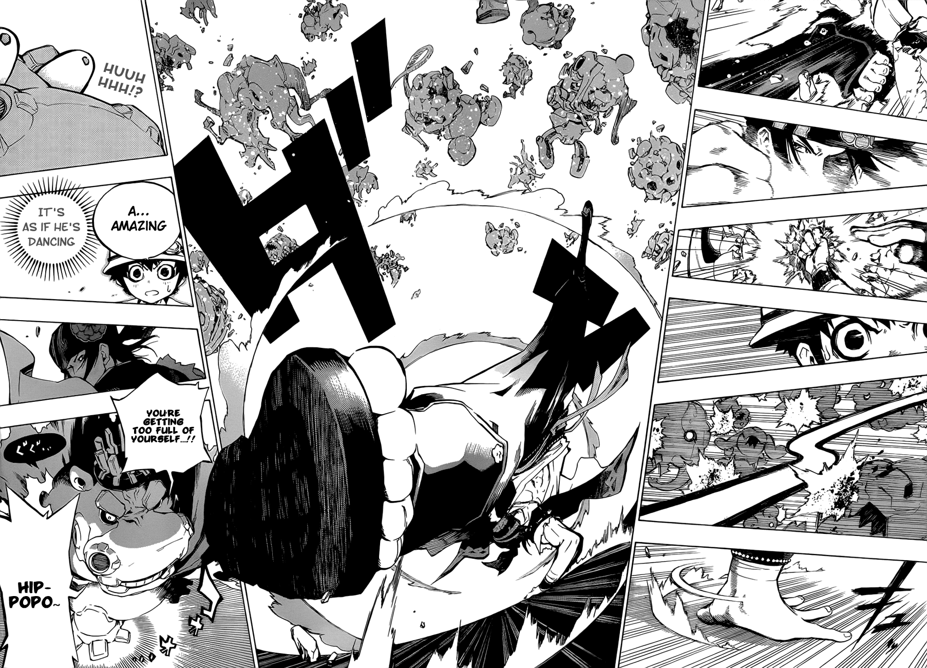 Examurai Chapter 1 page 33 - Chapter 1 v2 : Hiro Of The Blue Flames