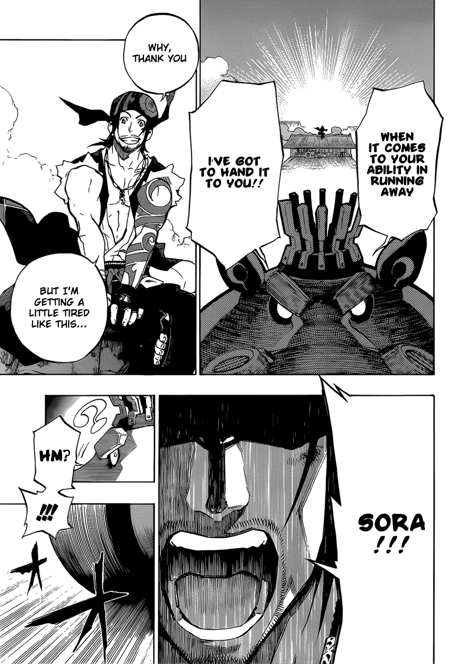 Examurai Chapter 1 page 37 - Chapter 1 v2 : Hiro Of The Blue Flames