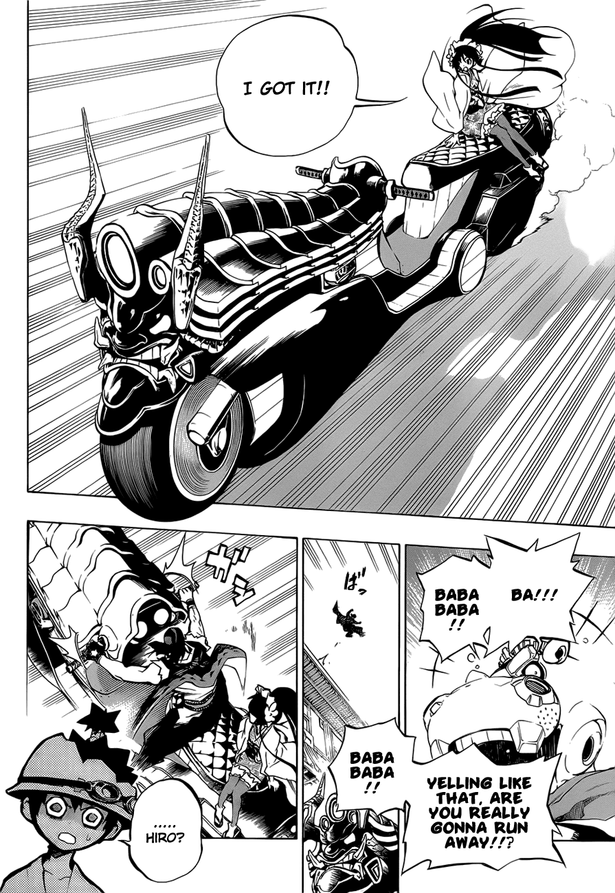 Examurai Chapter 1 page 38 - Chapter 1 v2 : Hiro Of The Blue Flames