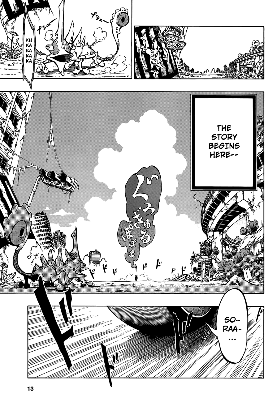 Examurai Chapter 1 page 4 - Chapter 1 v2 : Hiro Of The Blue Flames