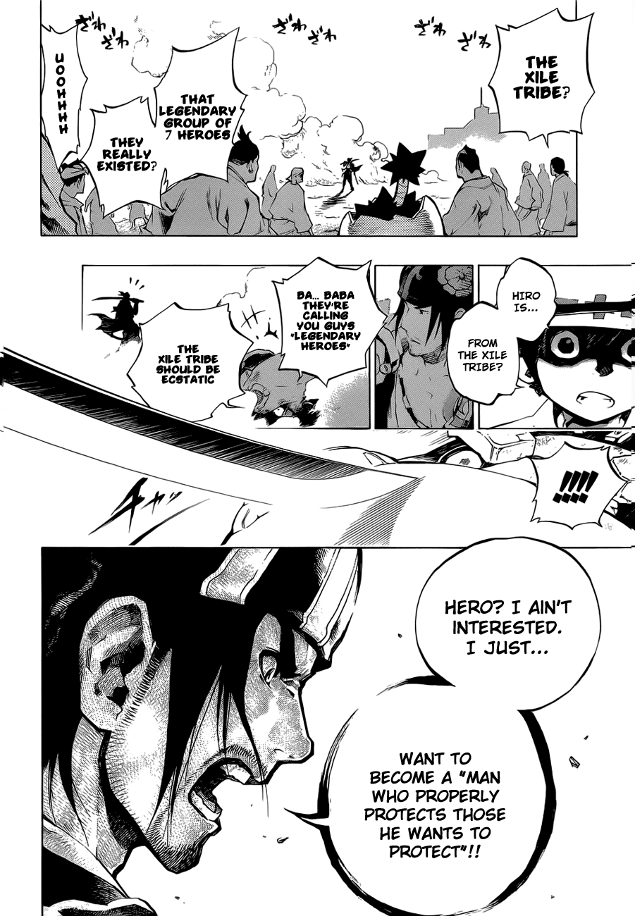 Examurai Chapter 1 page 44 - Chapter 1 v2 : Hiro Of The Blue Flames