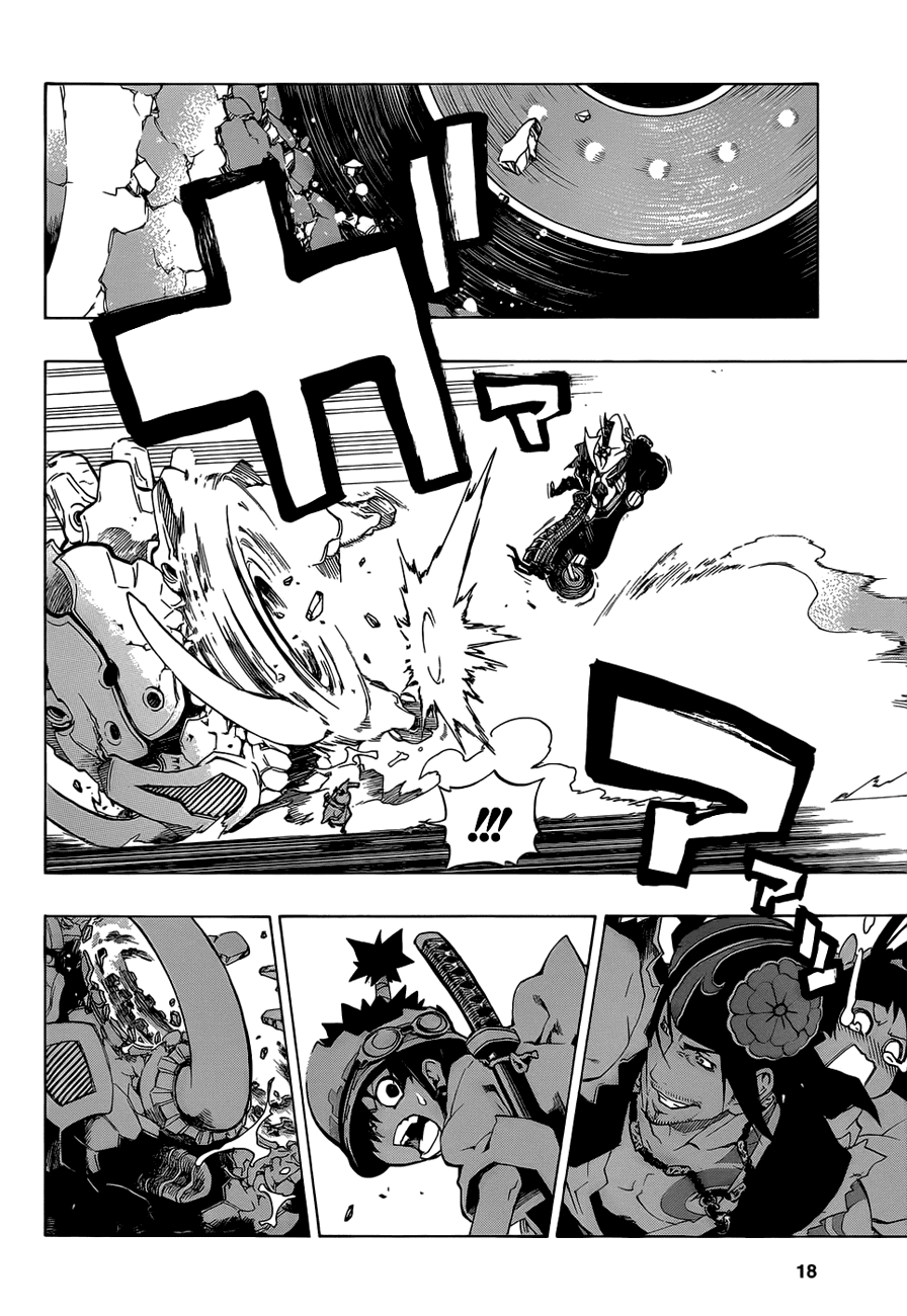 Examurai Chapter 1 page 8 - Chapter 1 v2 : Hiro Of The Blue Flames