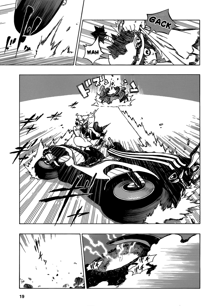 Examurai Chapter 1 page 9 - Chapter 1 v2 : Hiro Of The Blue Flames