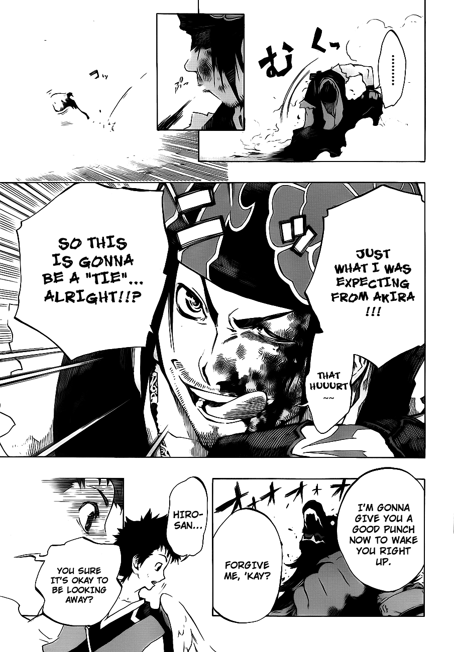 Examurai Chapter 4 page 20 - Chapter 4 v2 : Hurricane Takahiro and Beast King Akira