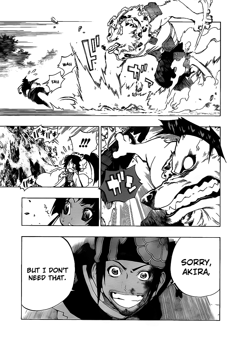 Examurai Chapter 4 page 27 - Chapter 4 v2 : Hurricane Takahiro and Beast King Akira