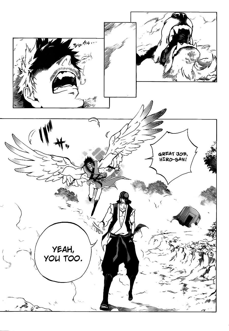 Examurai Chapter 4 page 34 - Chapter 4 v2 : Hurricane Takahiro and Beast King Akira