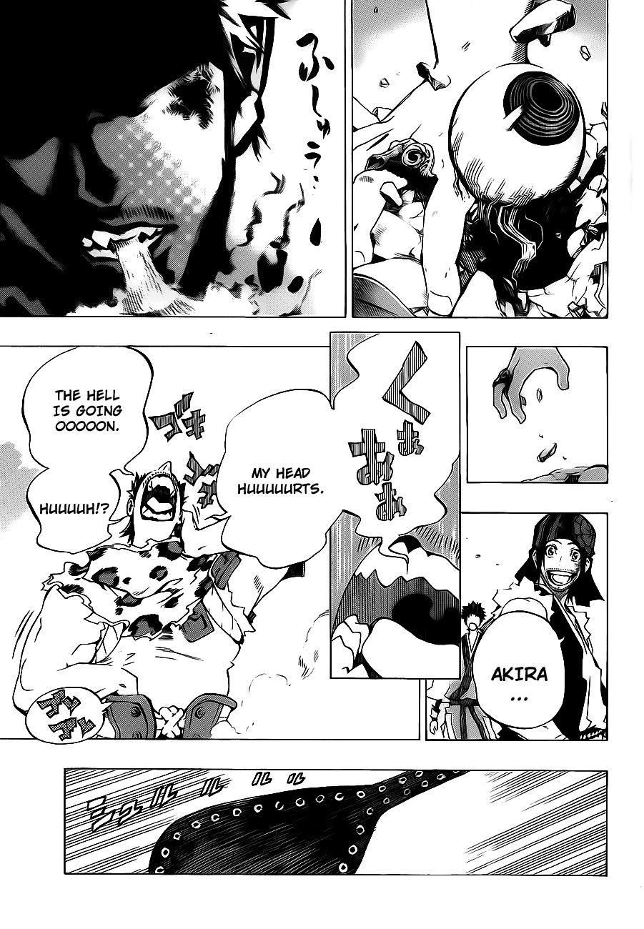 Examurai Chapter 4 page 40 - Chapter 4 v2 : Hurricane Takahiro and Beast King Akira
