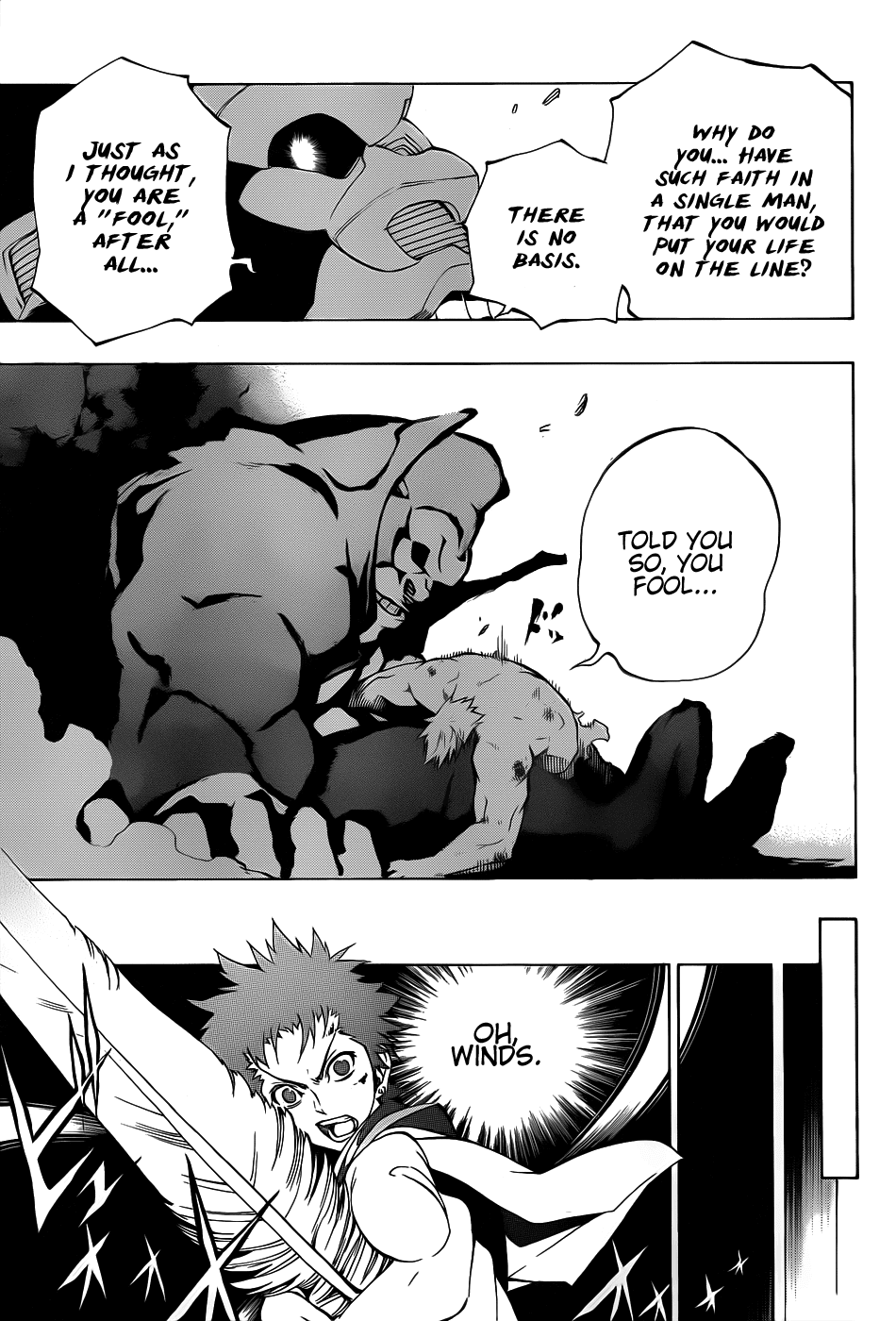 Examurai Chapter 8 page 17 - Chapter 8 v2 : The Xile Tribe [End]