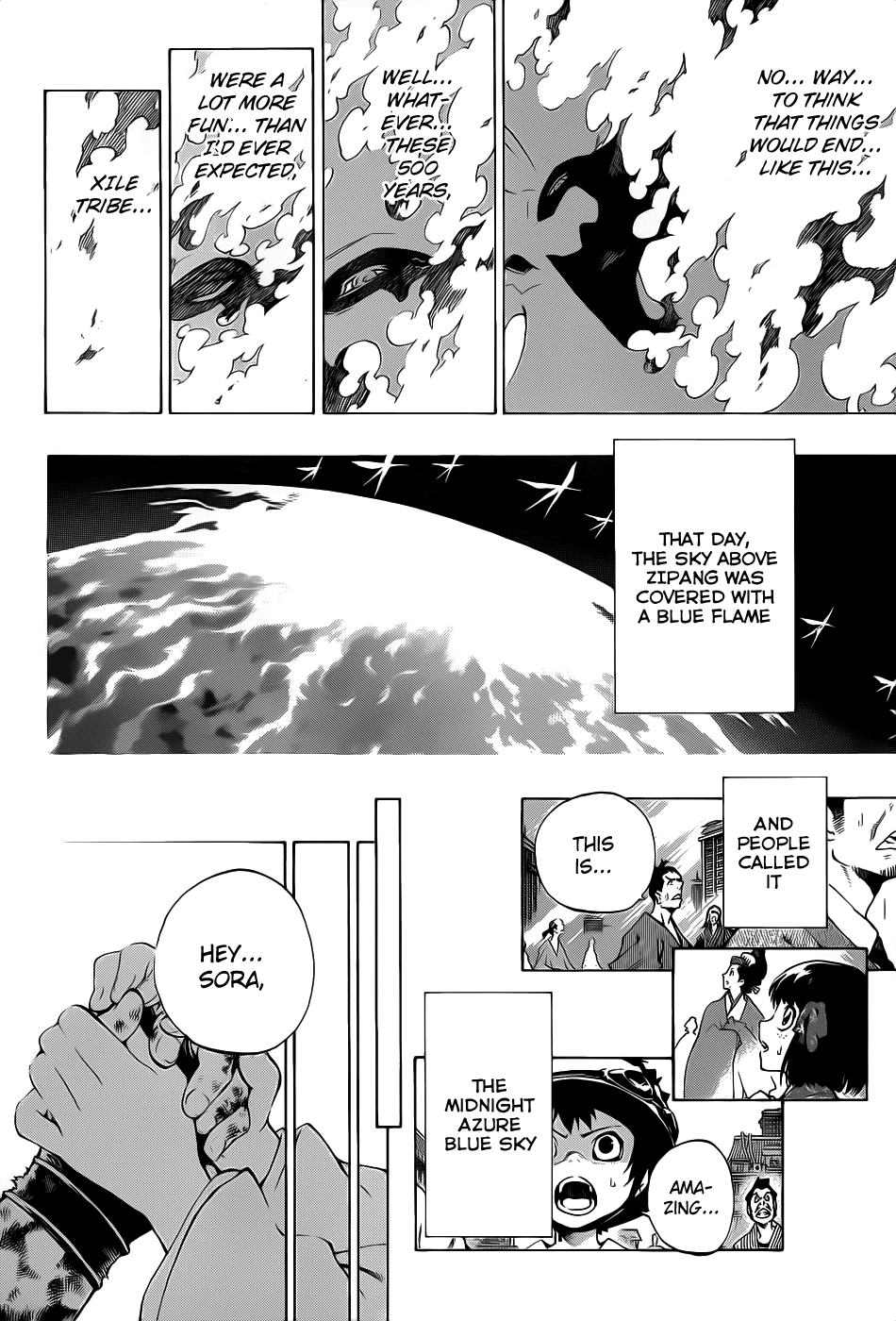 Examurai Chapter 8 page 39 - Chapter 8 v2 : The Xile Tribe [End]