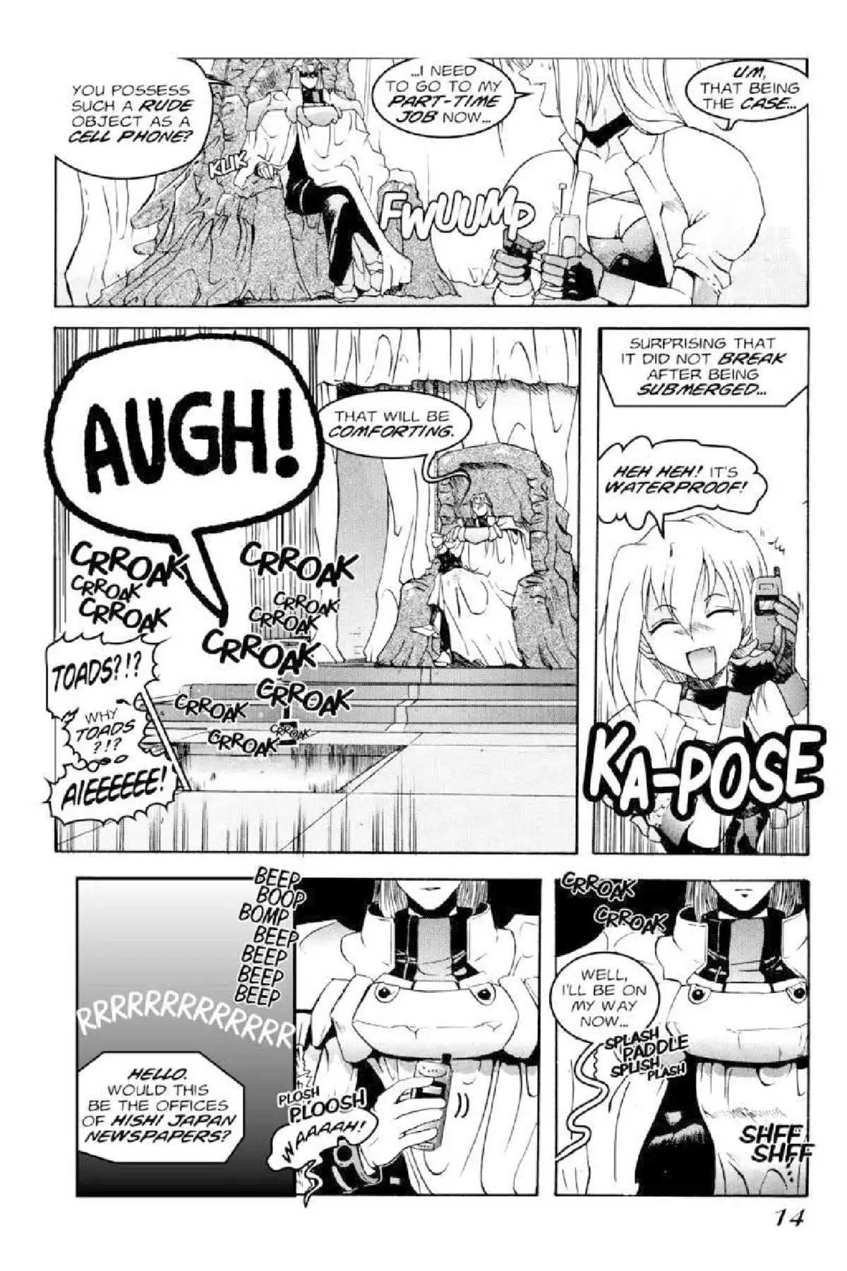 Excel Saga Chapter 1.1 page 14 - Vol.1 Mission 1: The Initiation of a Legend