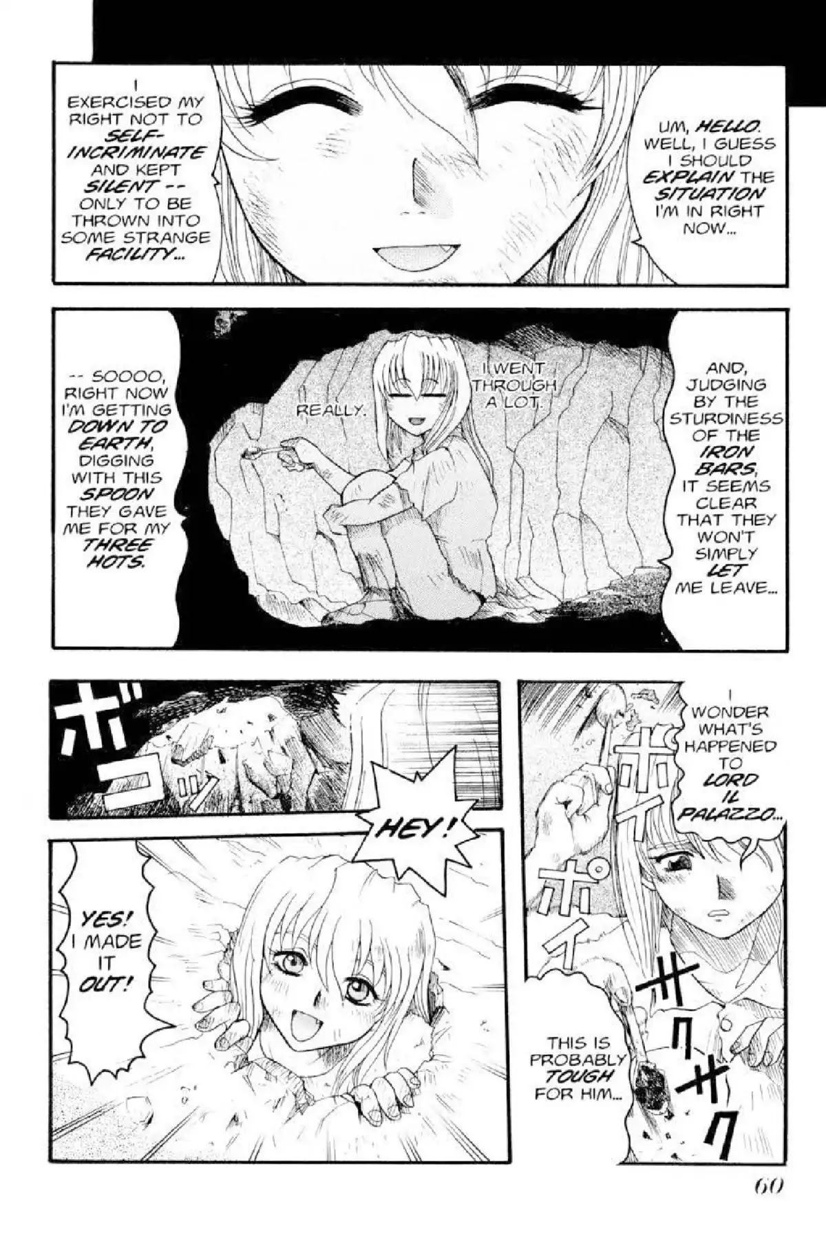 Excel Saga Chapter 1.3 page 4 - Vol.1 Mission 3: Today and Tomorrow for Encounters