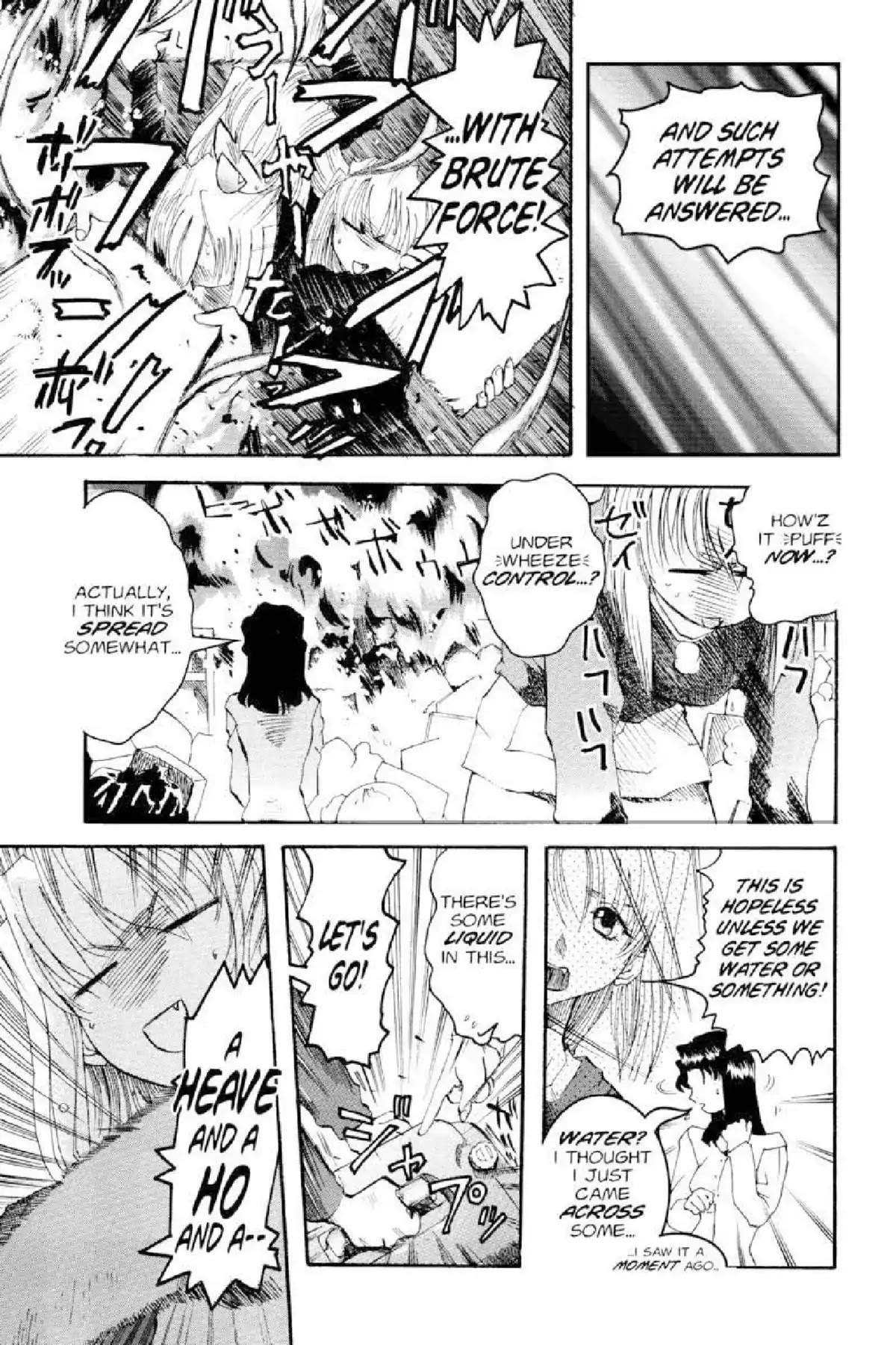 Excel Saga Chapter 1.5 page 21 - Vol.1 Mission 5: Those That Burn, Those That Get Burned