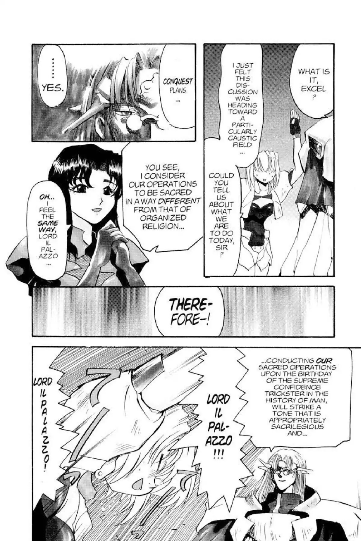 Excel Saga Chapter 1.7 page 6 - Vol.1 Mission 7: A Night of Necessary Evil