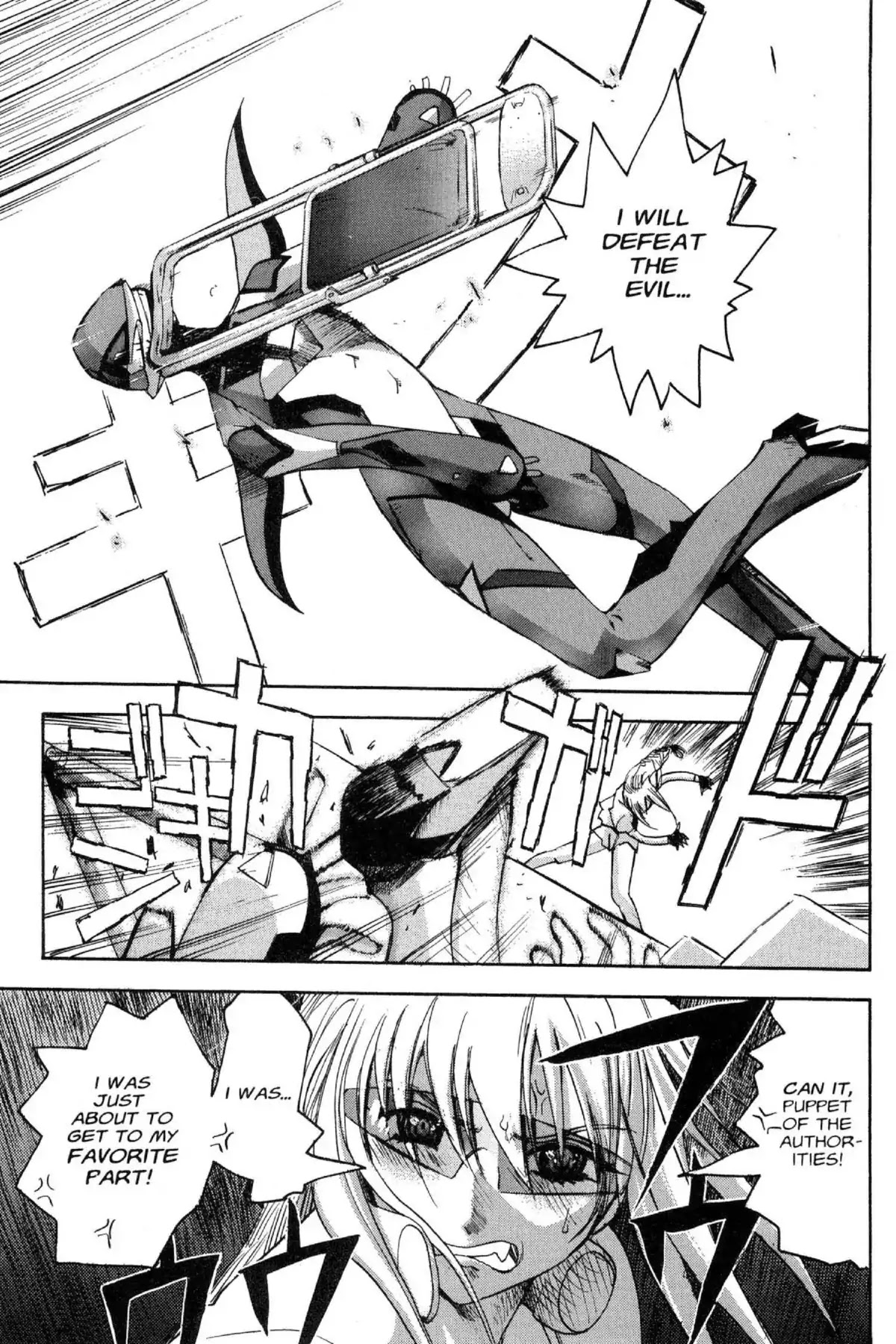 Excel Saga Chapter 10.1 page 23 - Vol.10 Mission 1: Sometimes Weak and Sometimes Fragile