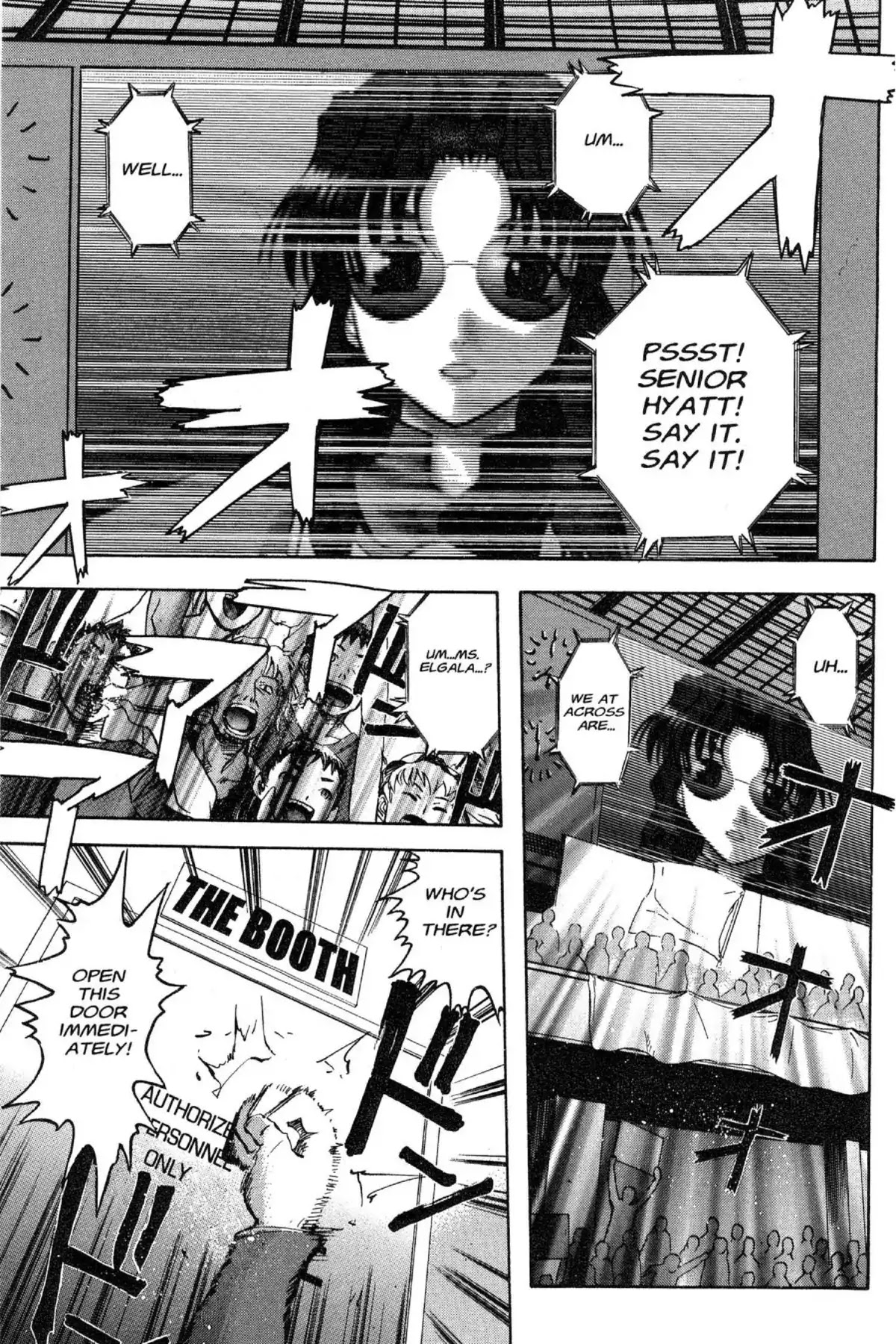 Excel Saga Chapter 10.4 page 13 - Vol.10 Mission 4: This Heart Is Gold?