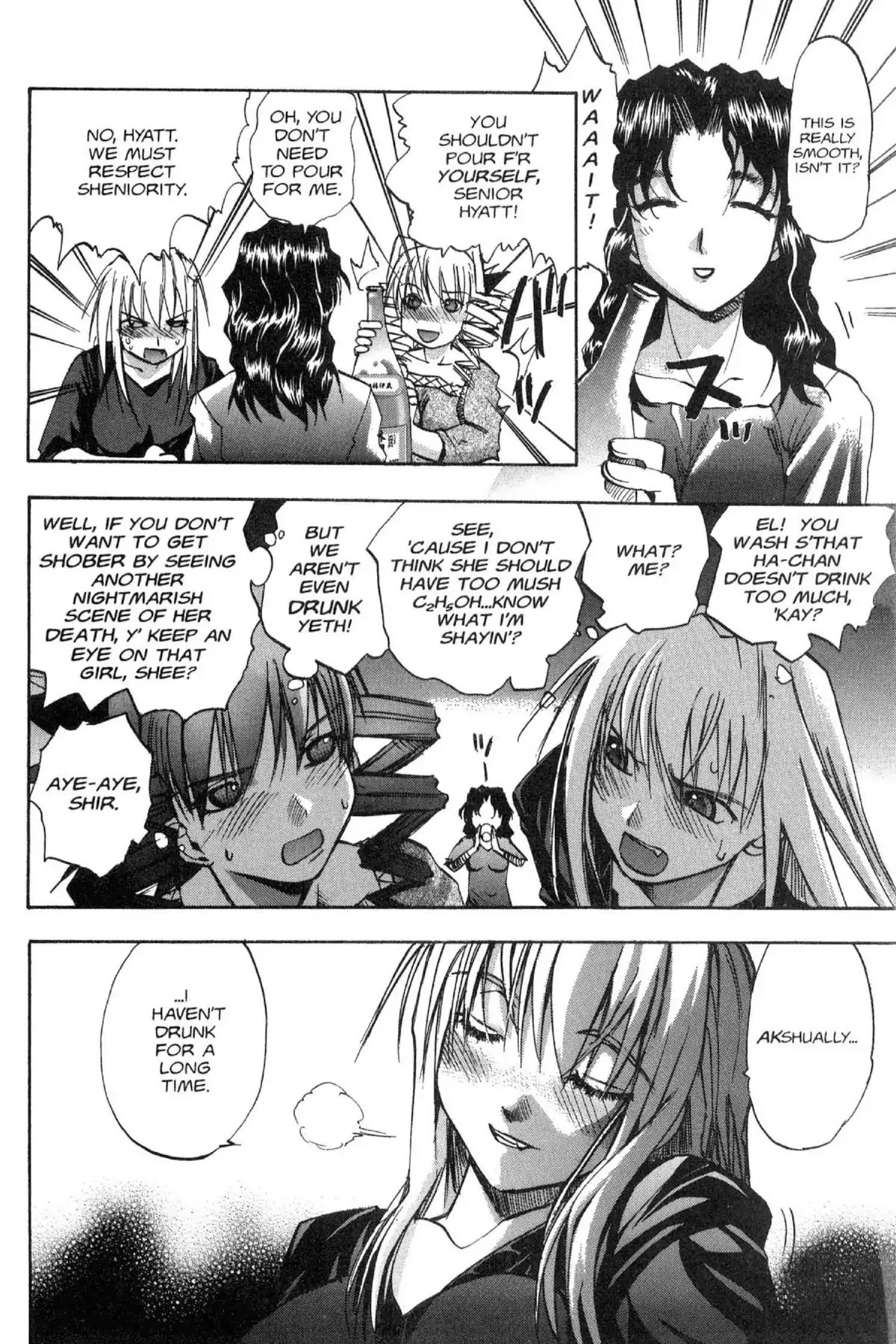 Excel Saga Chapter 10.5 page 10 - Vol.10 Mission 5: Even God Feels the Pain