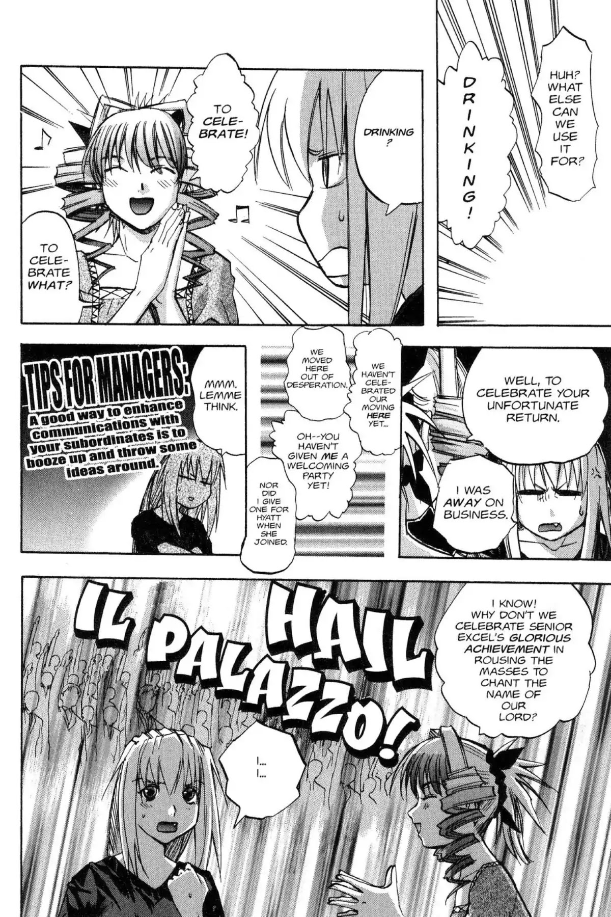 Excel Saga Chapter 10.5 page 6 - Vol.10 Mission 5: Even God Feels the Pain