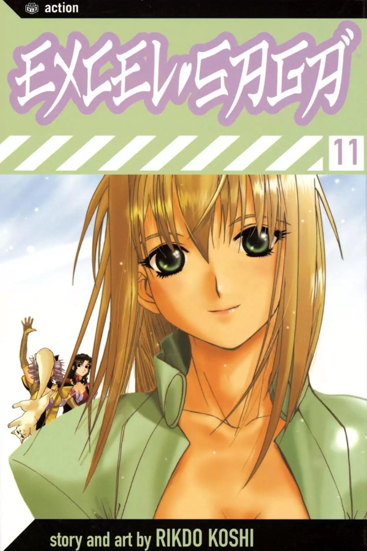 Excel Saga Chapter 11.1 page 1 - Vol.11 Mission 1: Elgala Saga