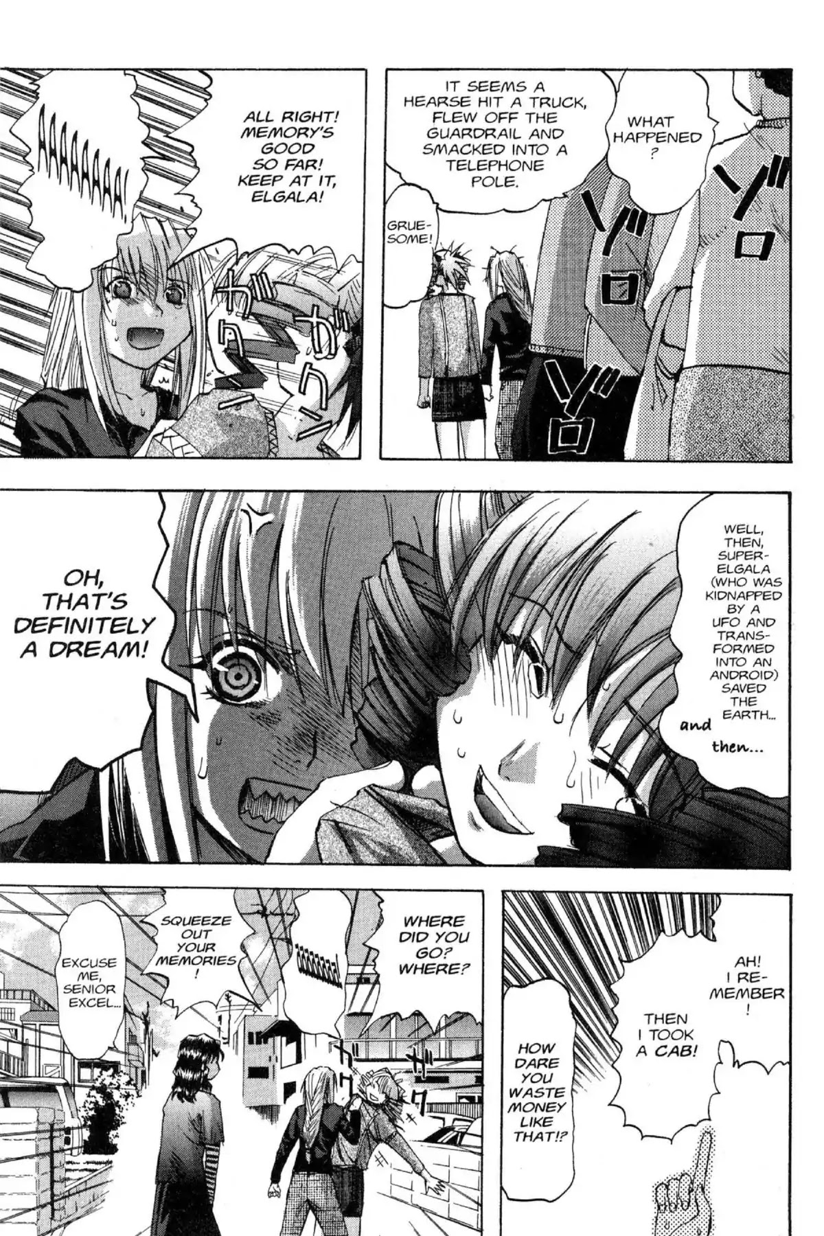Excel Saga Chapter 11.1 page 15 - Vol.11 Mission 1: Elgala Saga