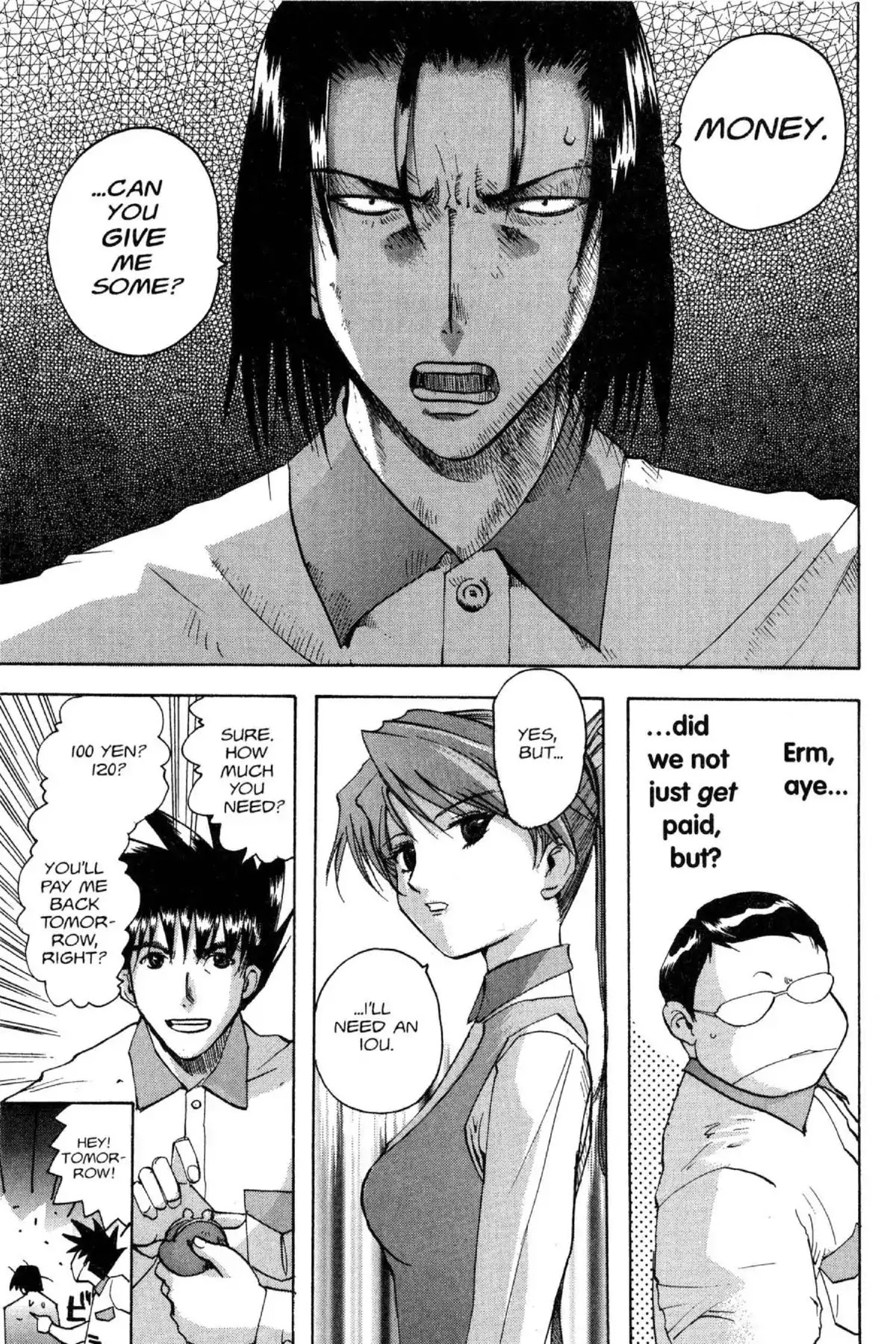 Excel Saga Chapter 11.2 page 3 - Vol.11 Mission 2: Money Come, Money Go