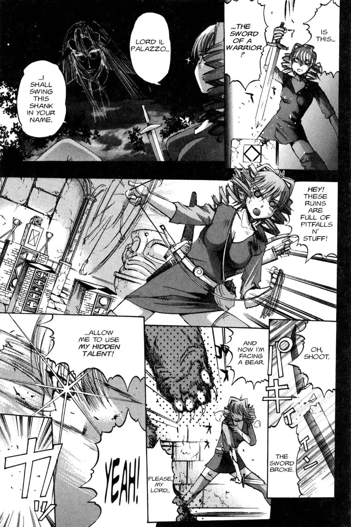 Excel Saga Chapter 11.4 page 11 - Vol.11 Mission 4: Stupid Struggle of the Wind