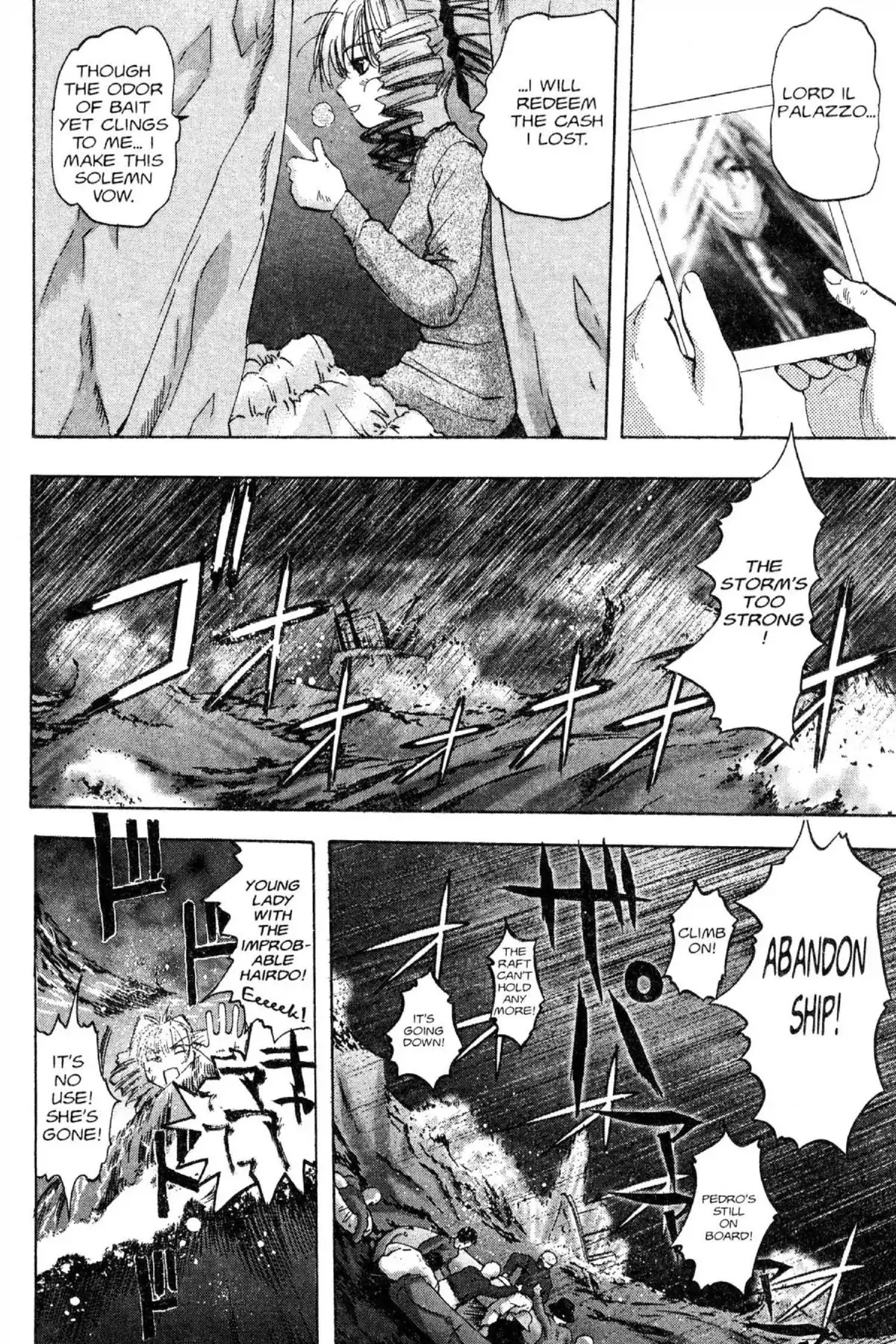 Excel Saga Chapter 11.4 page 8 - Vol.11 Mission 4: Stupid Struggle of the Wind