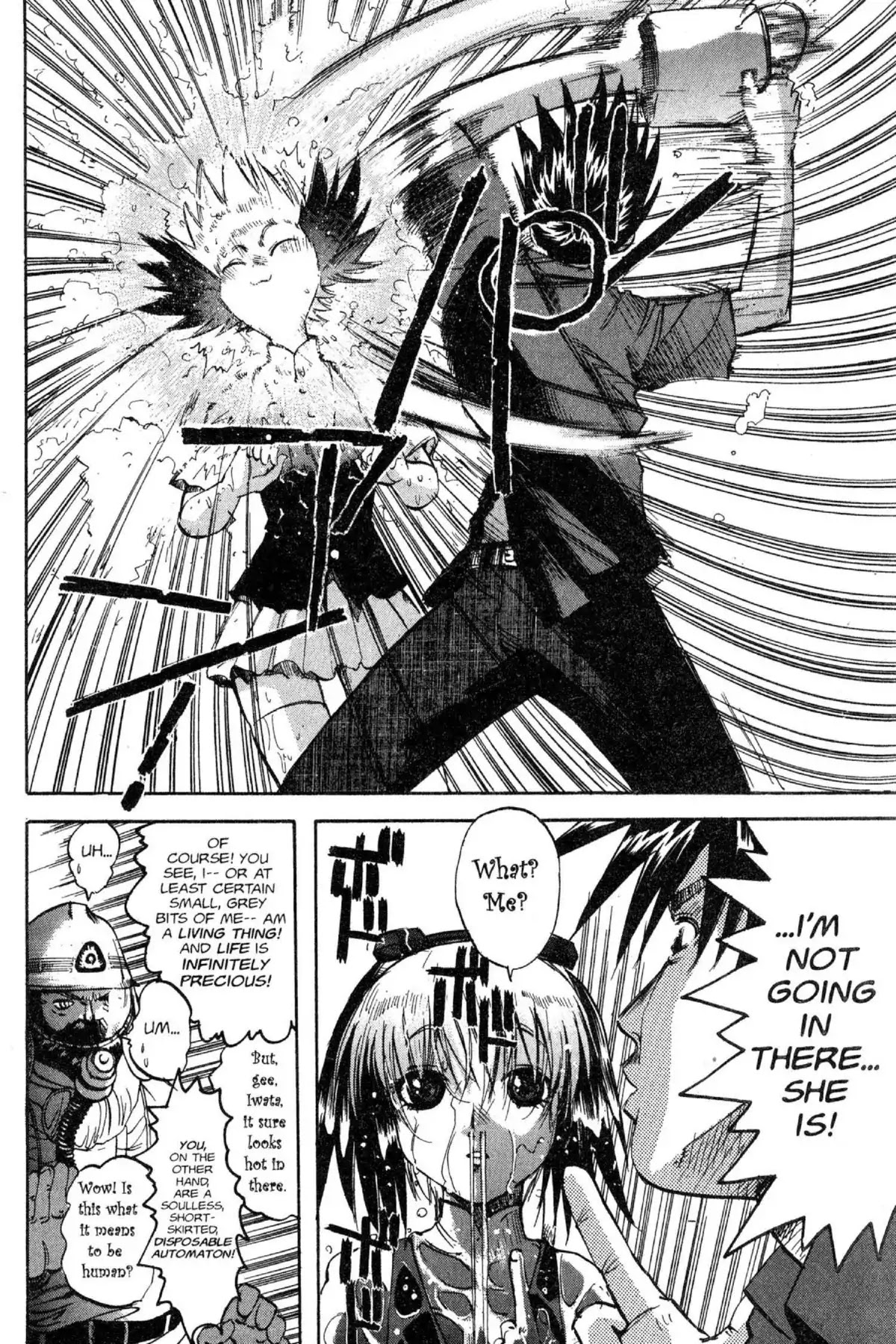 Excel Saga Chapter 11.7 page 18 - Vol.11 Mission 7: Courage and Pebbles