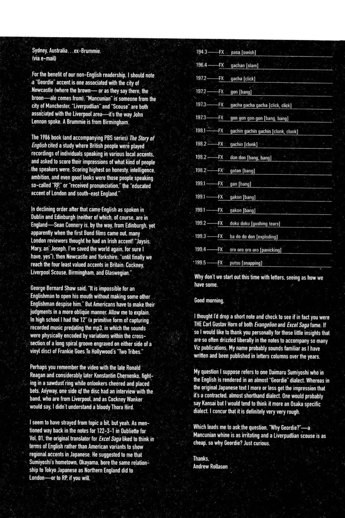Excel Saga Chapter 11.8-5 page 10 - Vol.11 Oubliette (Excel Saga Bonus Section)