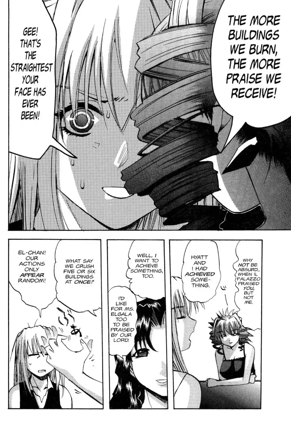 Excel Saga Chapter 11.8 page 12 - Vol.11 Mission 8: God's Work