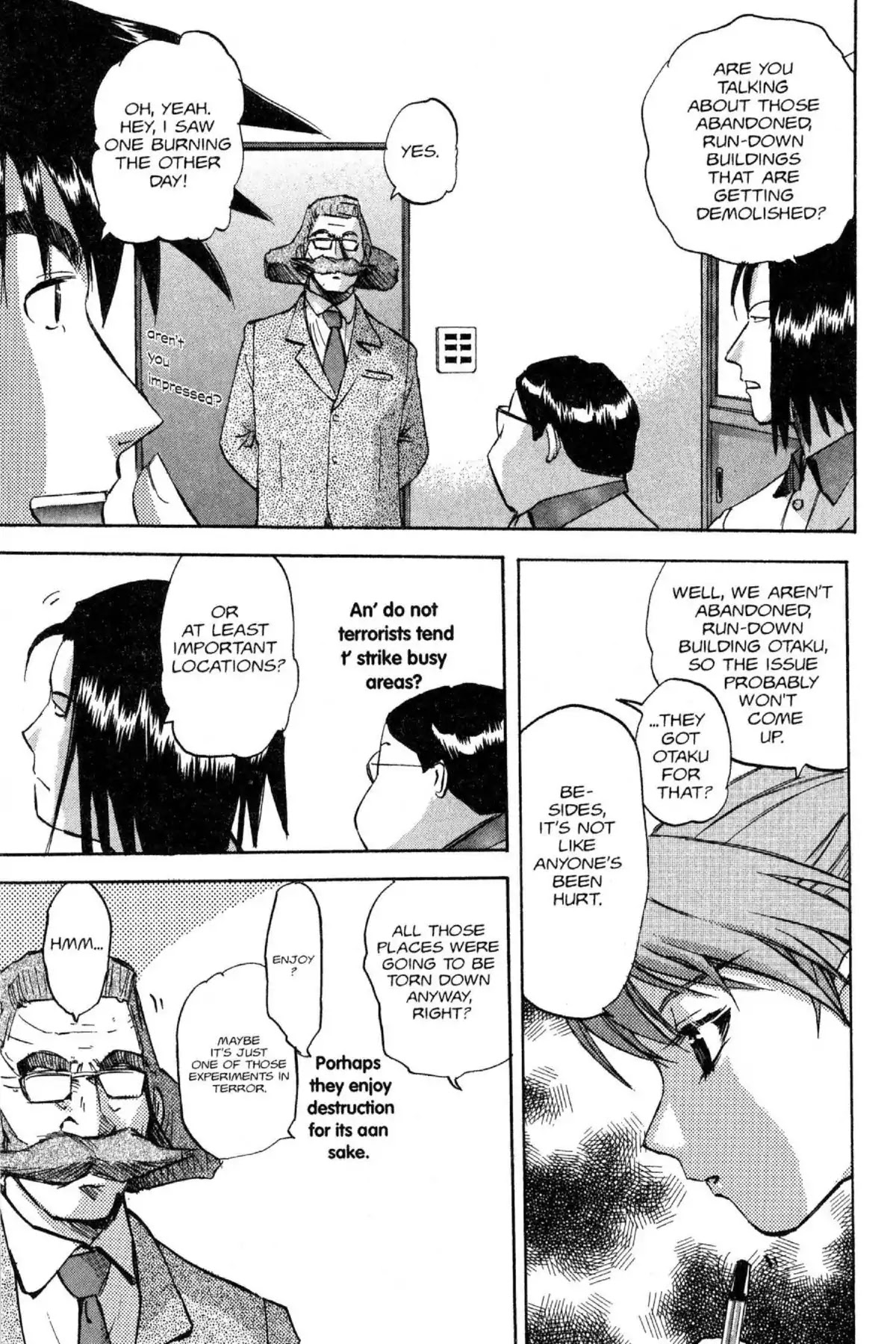 Excel Saga Chapter 11.8 page 21 - Vol.11 Mission 8: God's Work