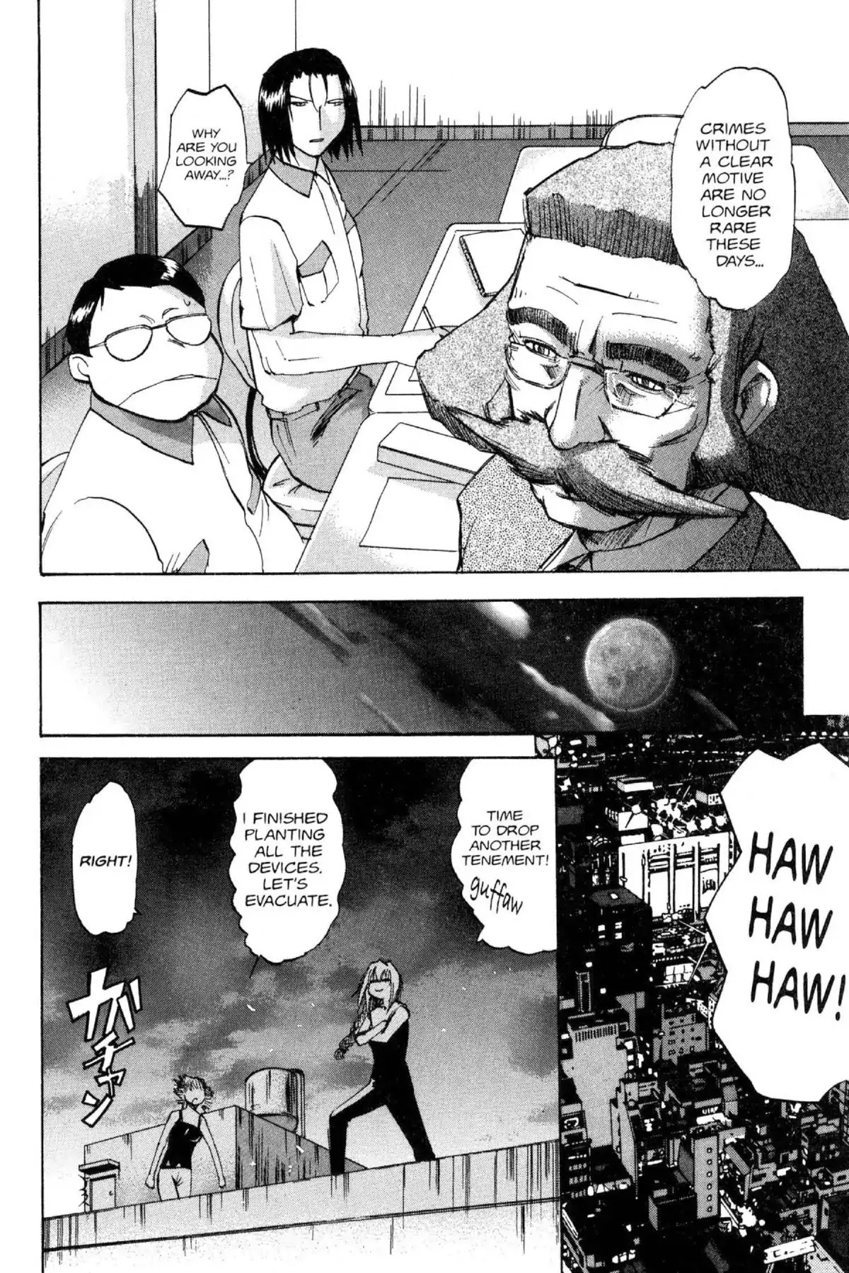 Excel Saga Chapter 11.8 page 22 - Vol.11 Mission 8: God's Work