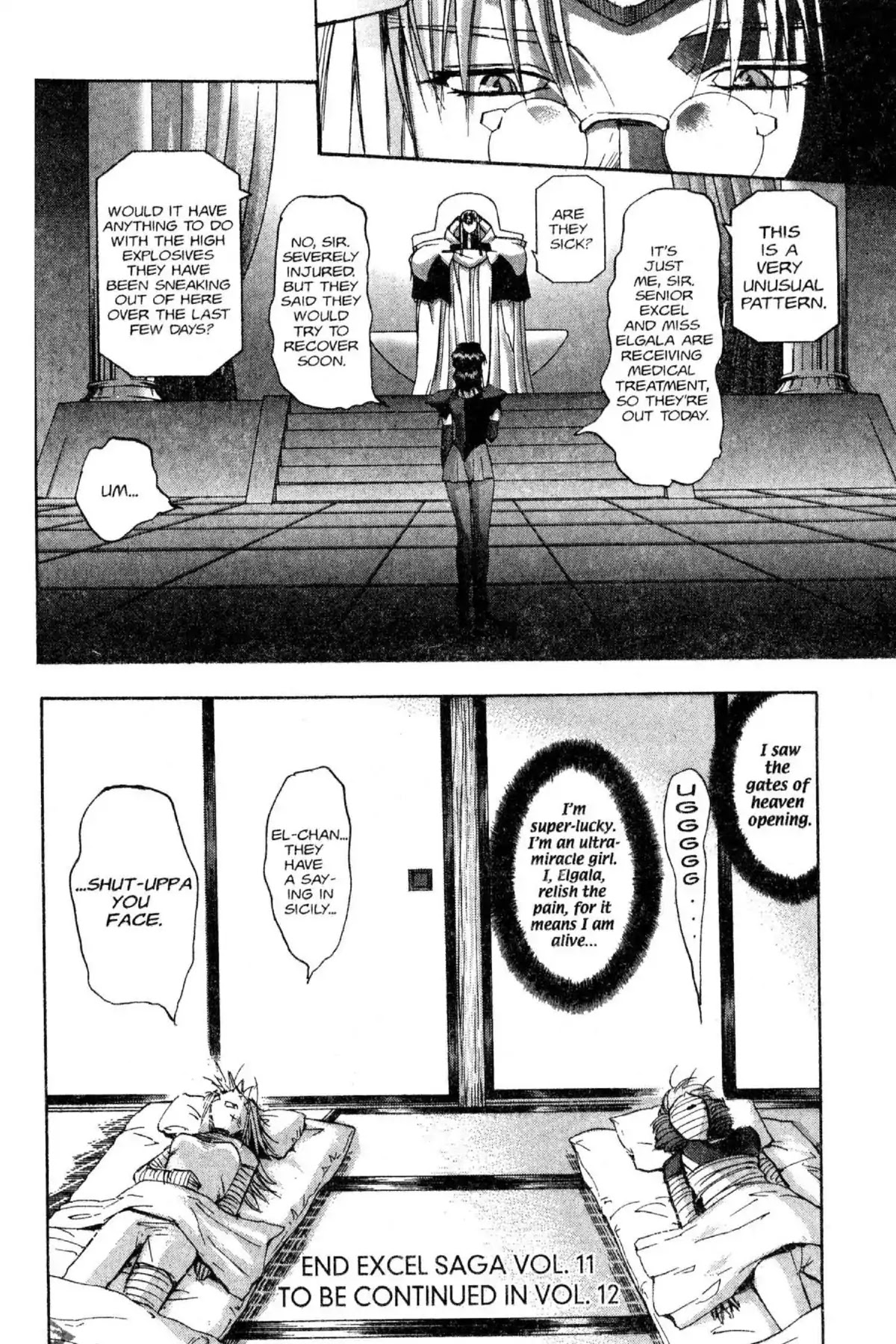 Excel Saga Chapter 11.8 page 26 - Vol.11 Mission 8: God's Work
