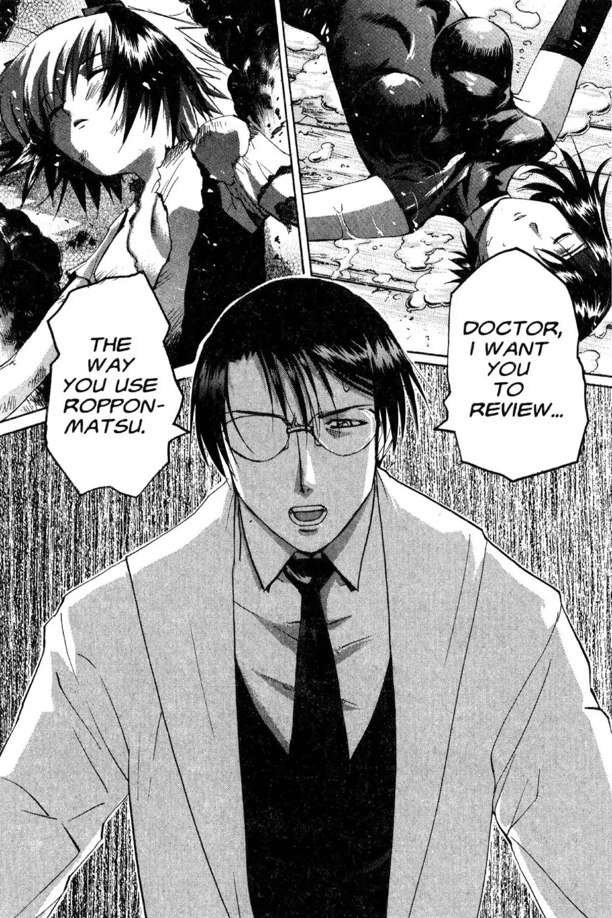 Excel Saga Chapter 11.8 page 3 - Vol.11 Mission 8: God's Work