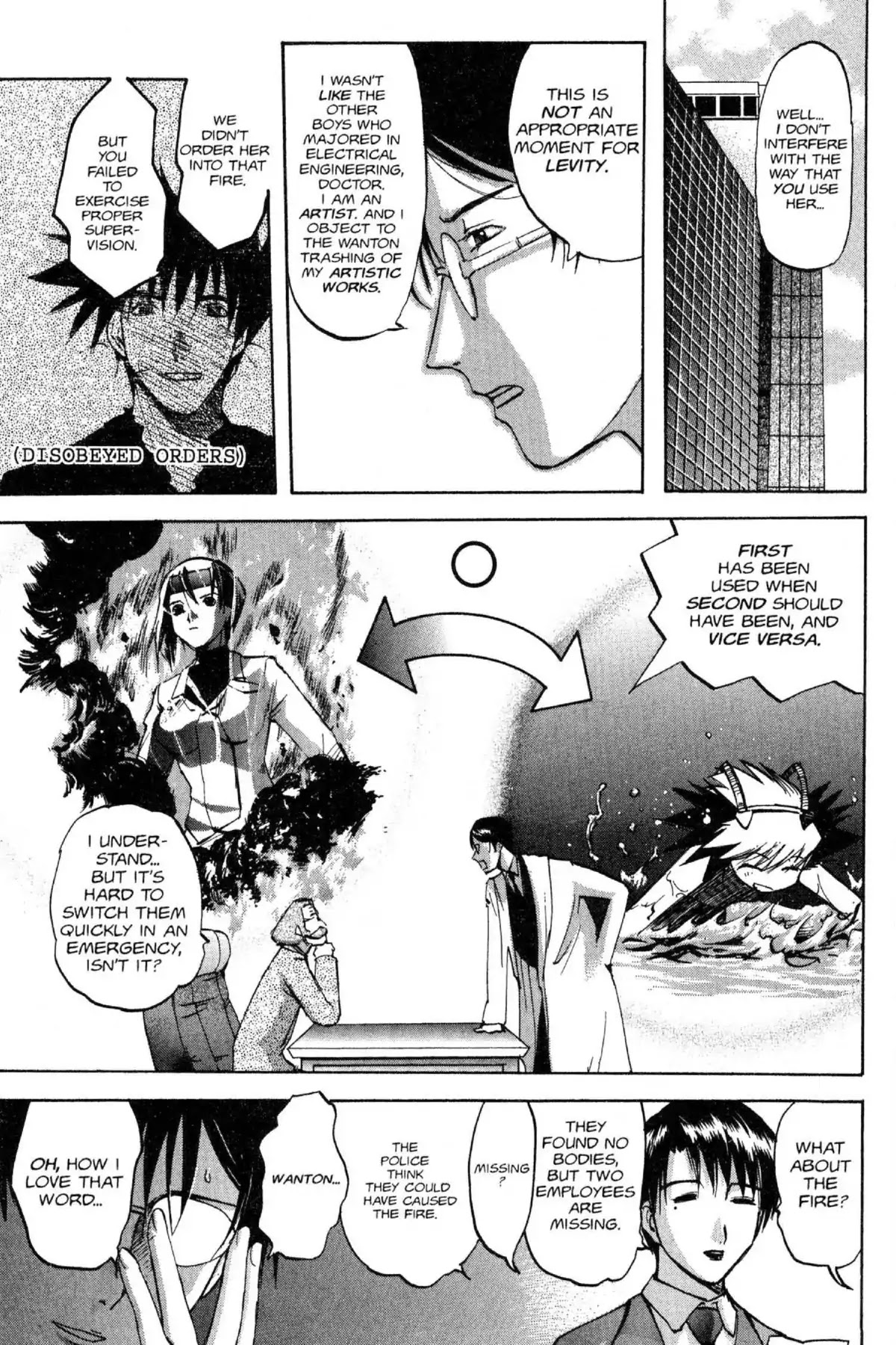 Excel Saga Chapter 11.8 page 5 - Vol.11 Mission 8: God's Work