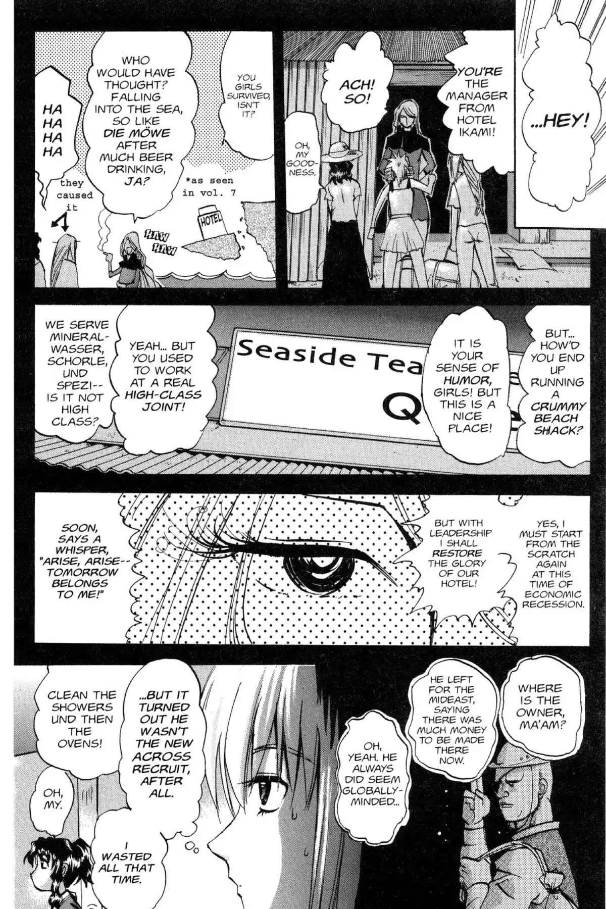 Excel Saga Chapter 12.1 page 12 - Vol.12 Mission 1: A Lawless Woman