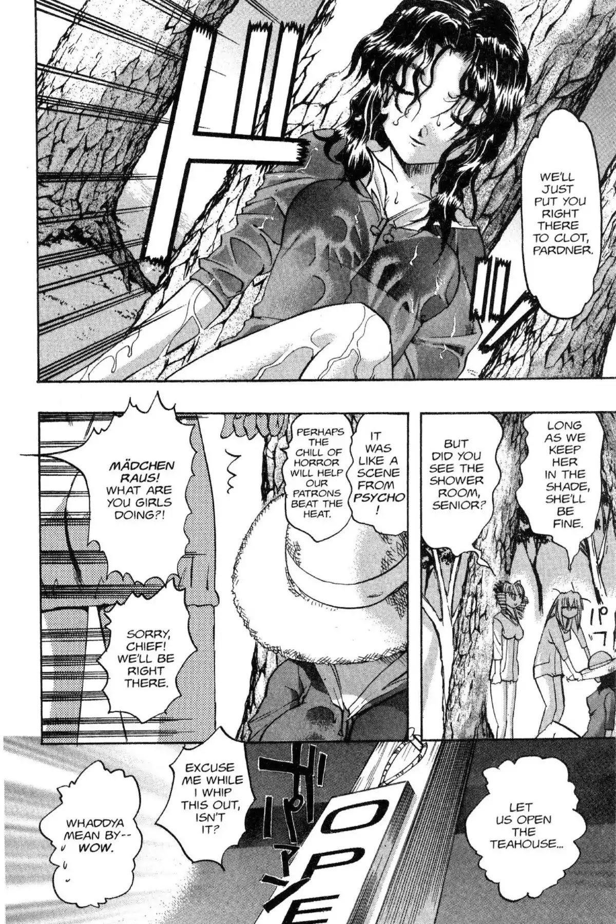 Excel Saga Chapter 12.1 page 14 - Vol.12 Mission 1: A Lawless Woman