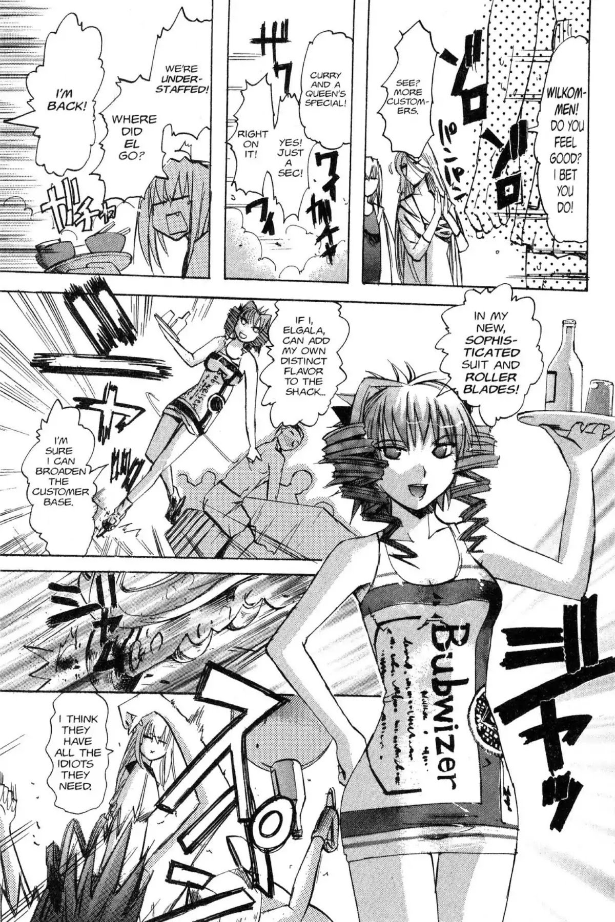 Excel Saga Chapter 12.1 page 19 - Vol.12 Mission 1: A Lawless Woman