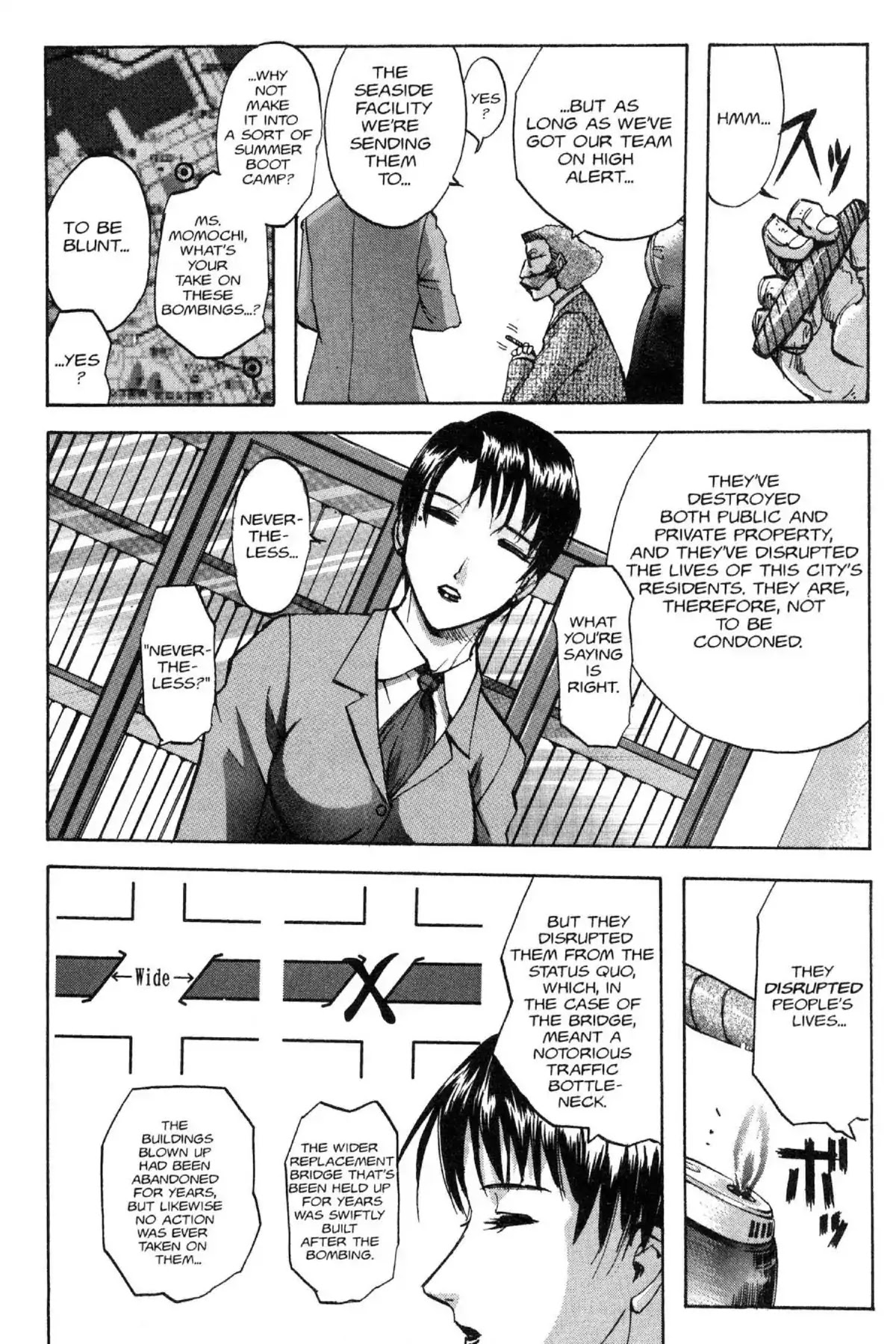 Excel Saga Chapter 12.1 page 6 - Vol.12 Mission 1: A Lawless Woman