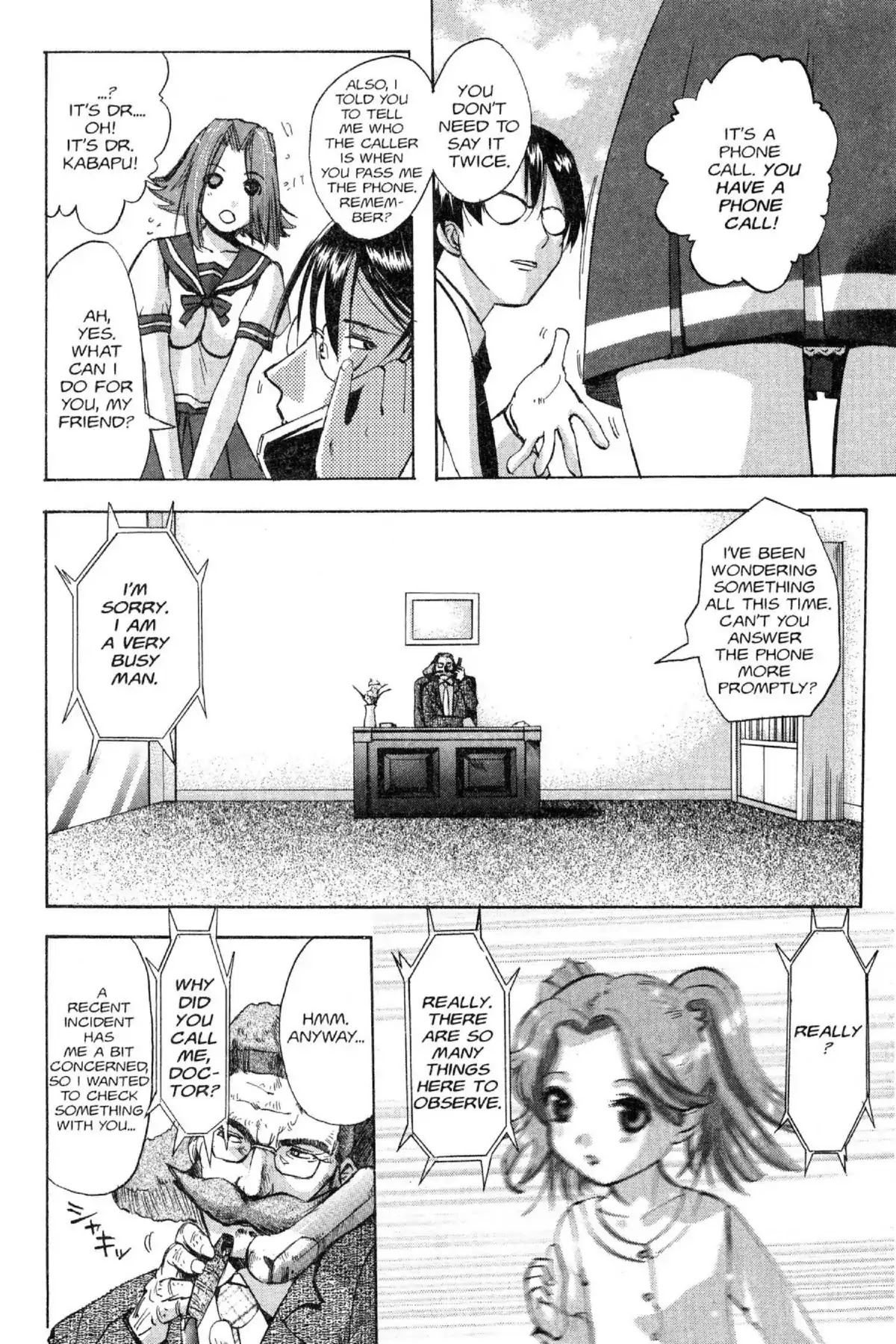 Excel Saga Chapter 12.3 page 8 - Vol.12 Mission 3: Her and That Guy's Circumstances