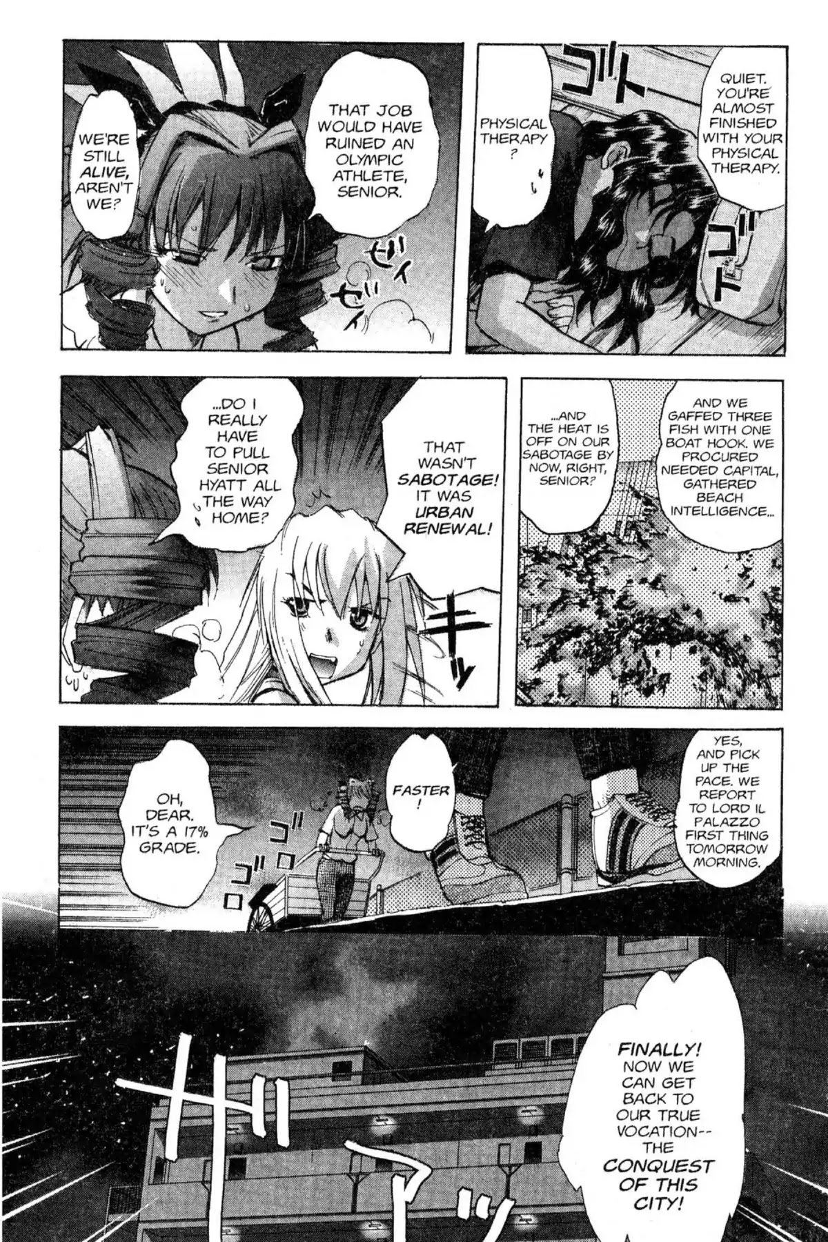 Excel Saga Chapter 12.4 page 34 - Vol.12 Mission 4: Plain So Lay