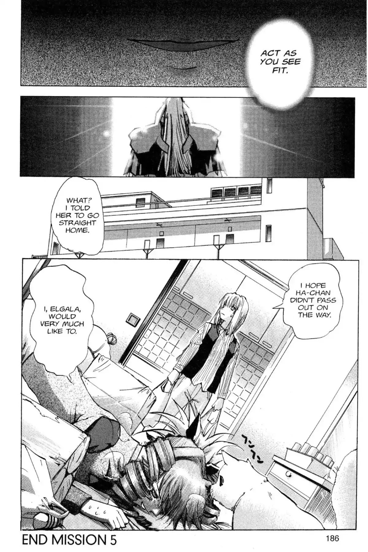 Excel Saga Chapter 12.5 page 24 - Vol.12 Mission 5: Work for Humans